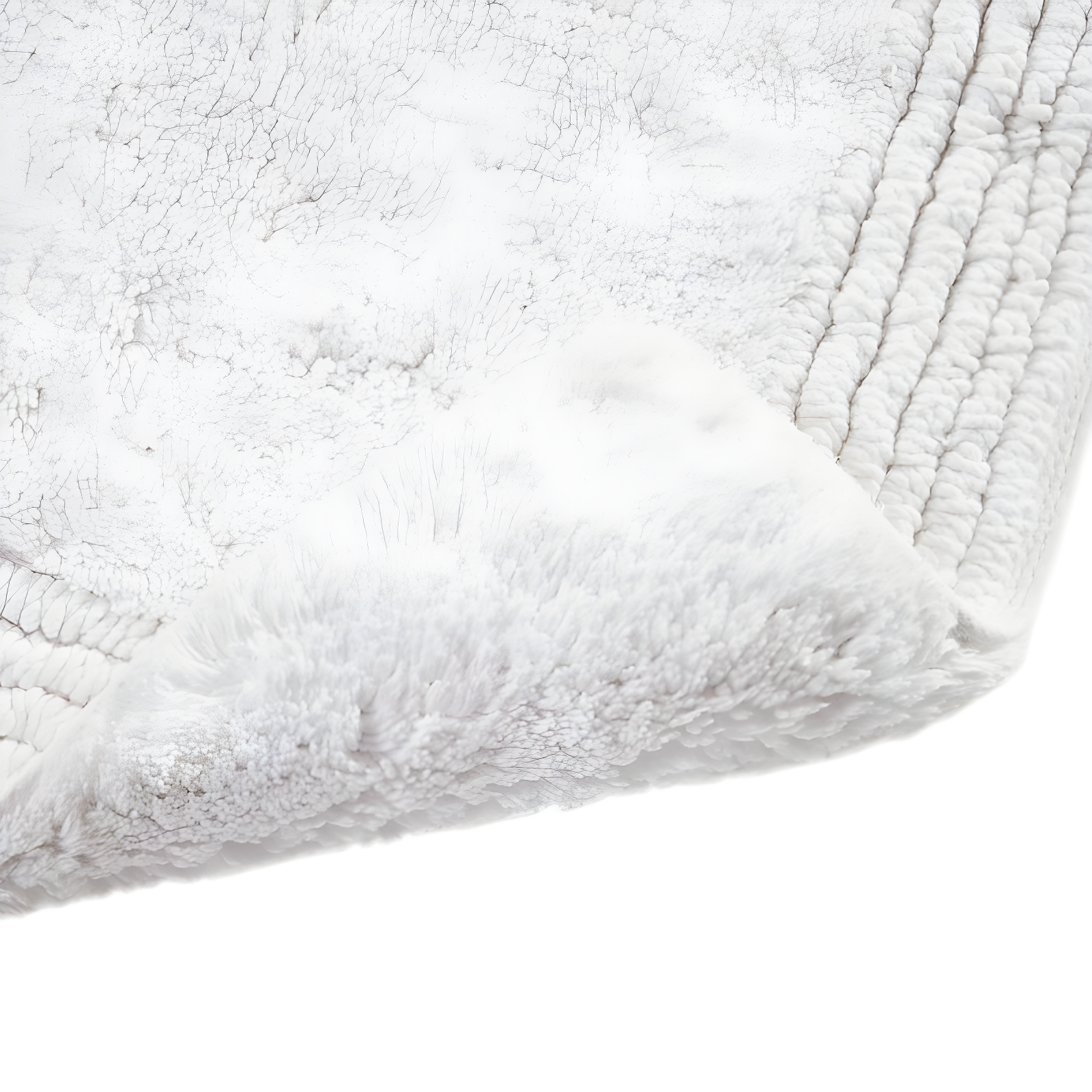 Madison Park Signature Splendor 100% Cotton Tufted 3000 GSM Reversible Bath Rug