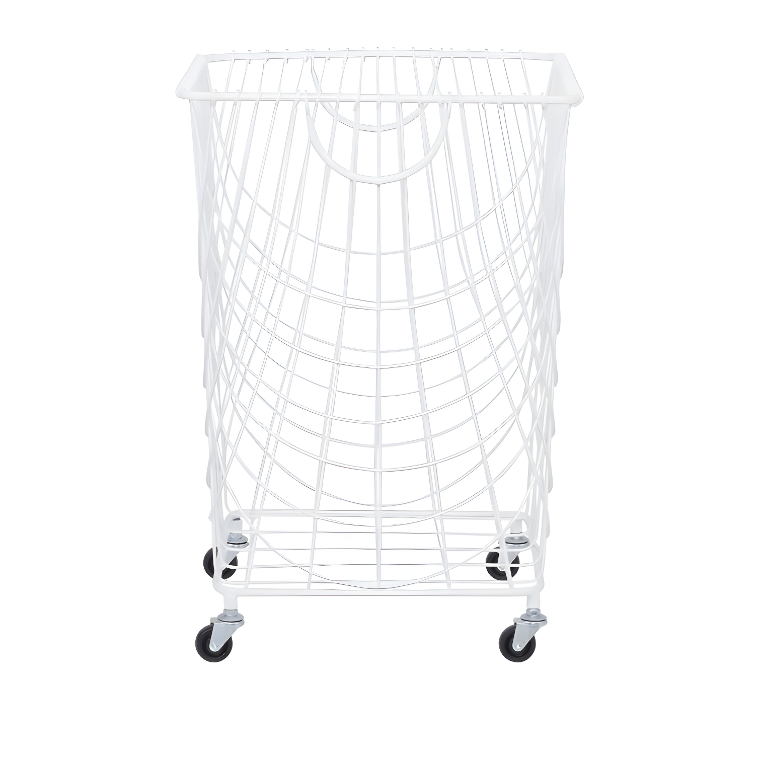 CosmoLiving by Cosmopolitan Metal Deep Set Metal Mesh Laundry Basket Storage Cart with Wheels and Handles & Reviews | Joss & Main