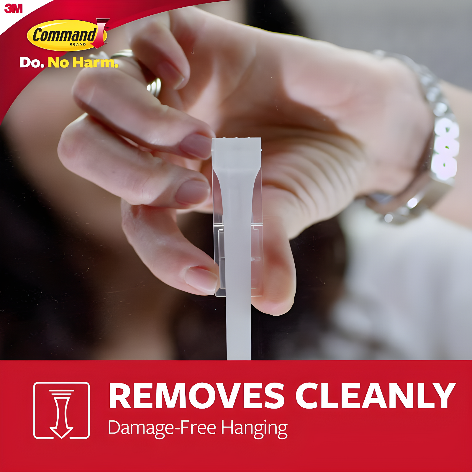 Command 6 Hooks 12 Strips Small Sized UtilityDecorative Hooks Value Pack White: Adhesive Wall Hooks, 1 lb Capacity