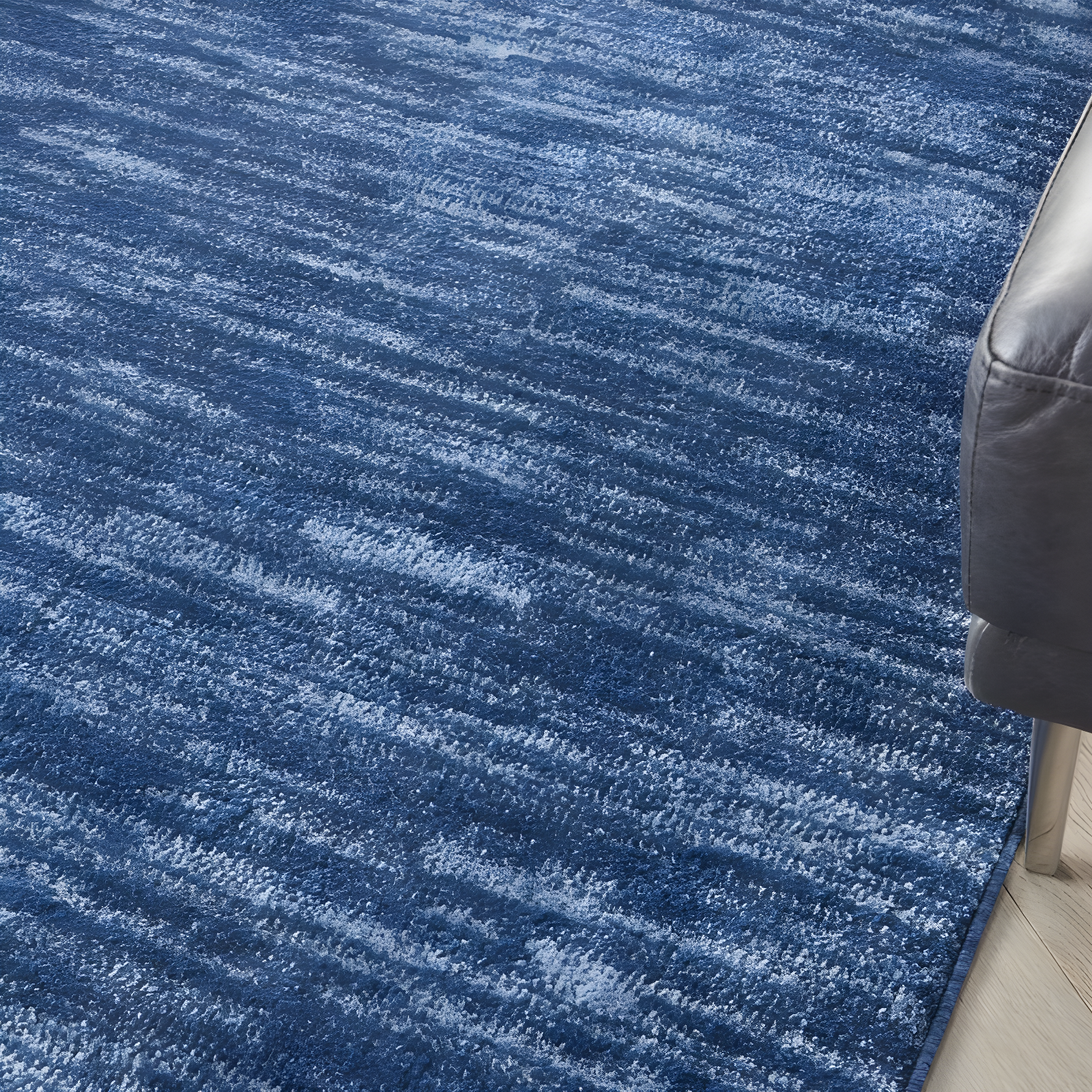 Nourison Nourison Essentials NRE01 Indoor/outdoor Area Rug - Navy Blue 5' x 7'