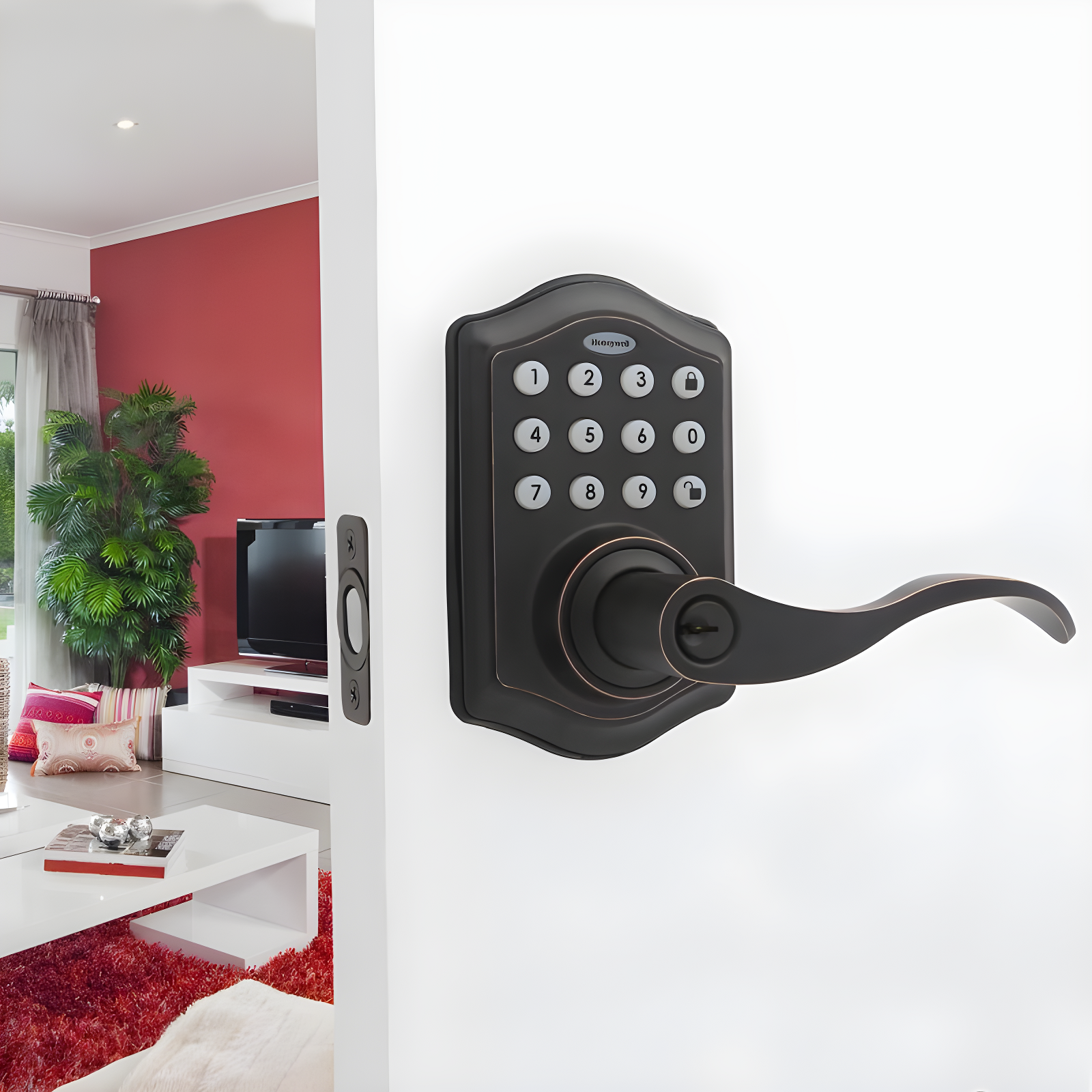 Honeywell Keyless Entry Door Lever