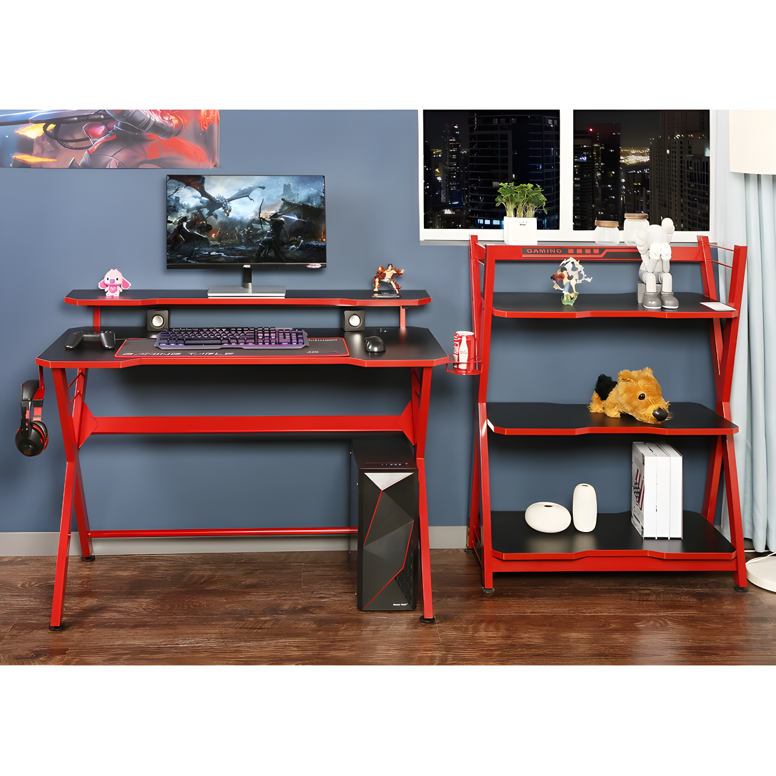 Metal Base Writing Desk