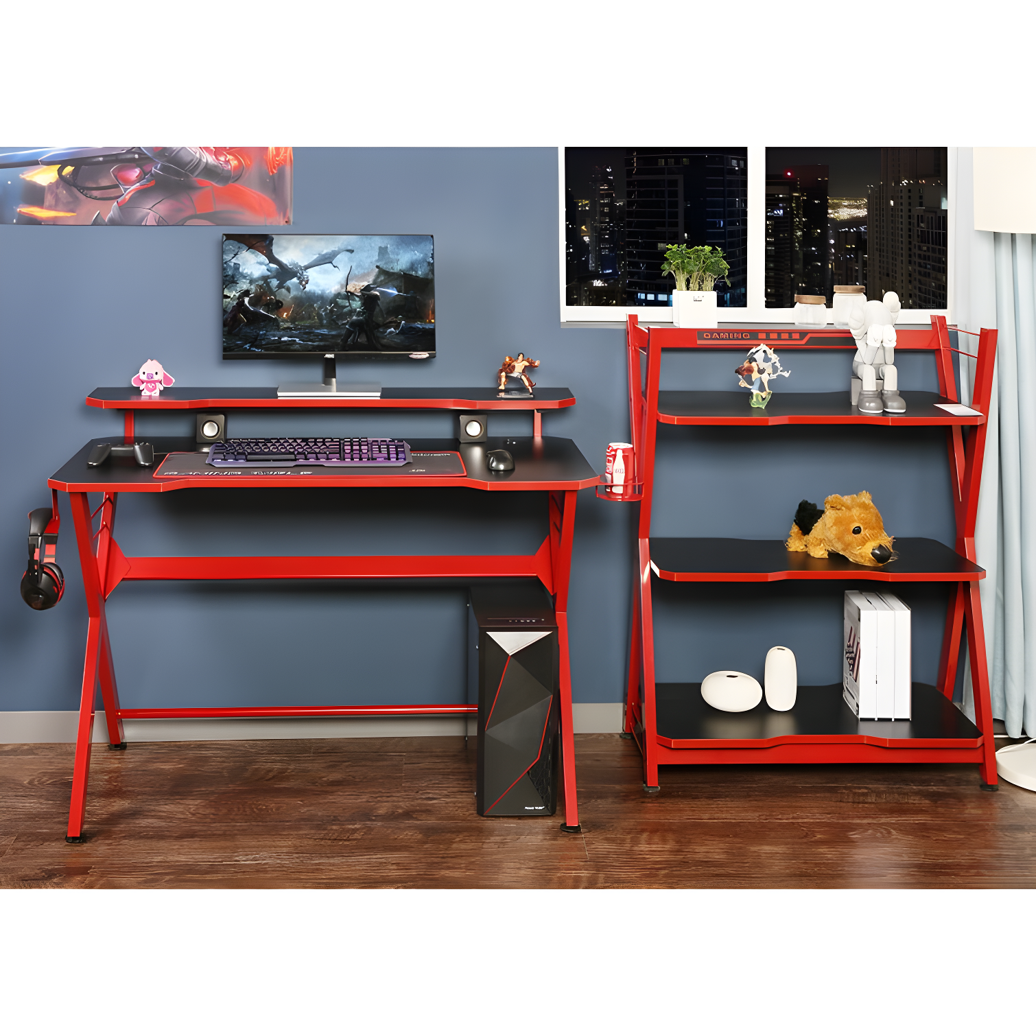Metal Base Writing Desk