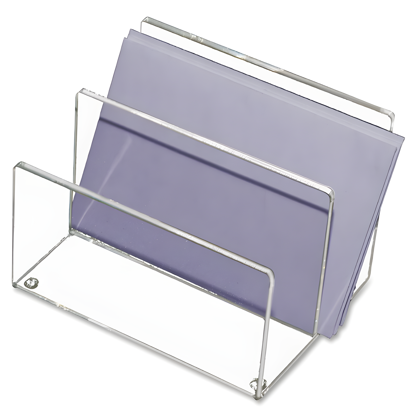 Kantek Kantek Clear Acrylic Mini Sorter Plastic File Organizer