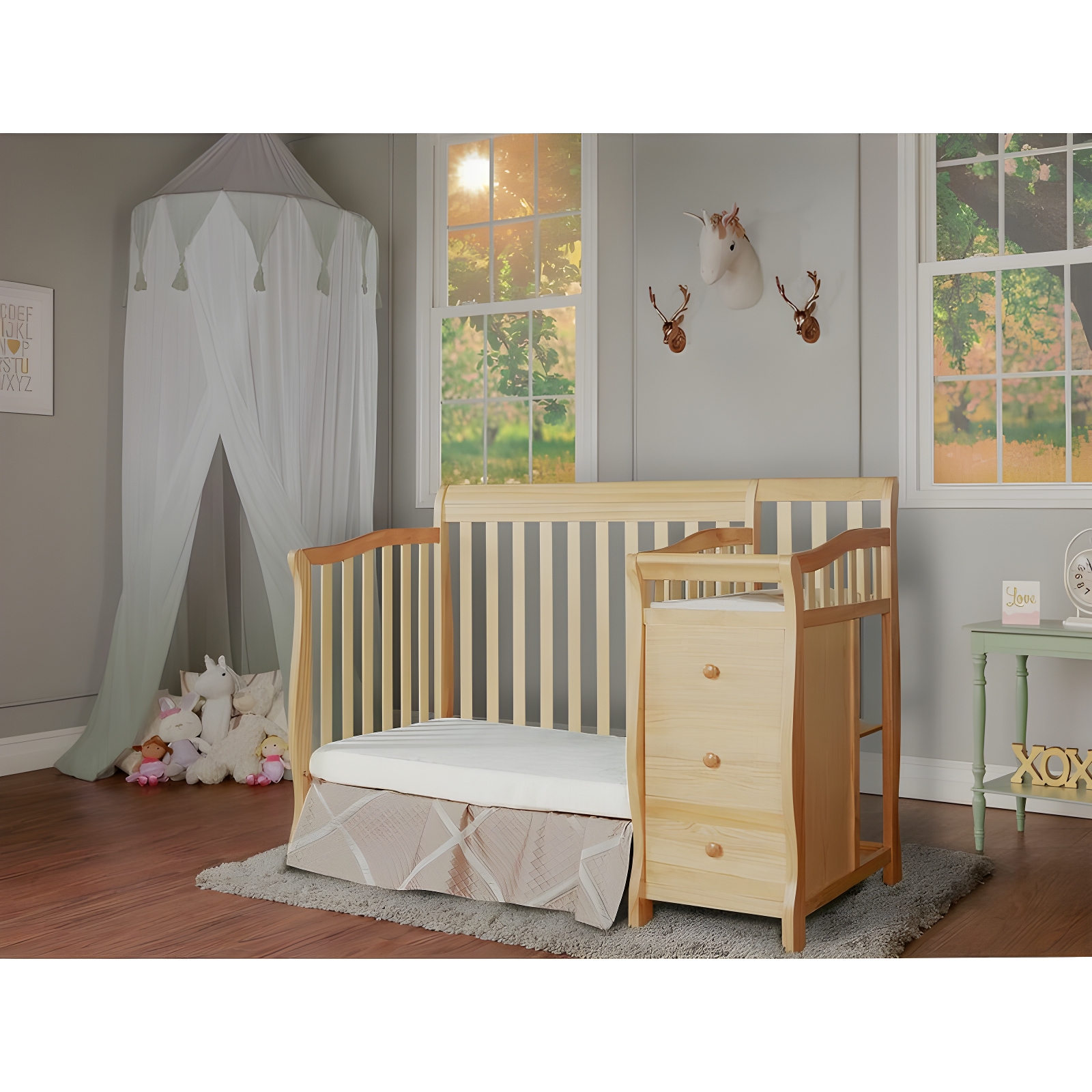 Jayden 4-in-1 Mini Convertible Crib and Changer