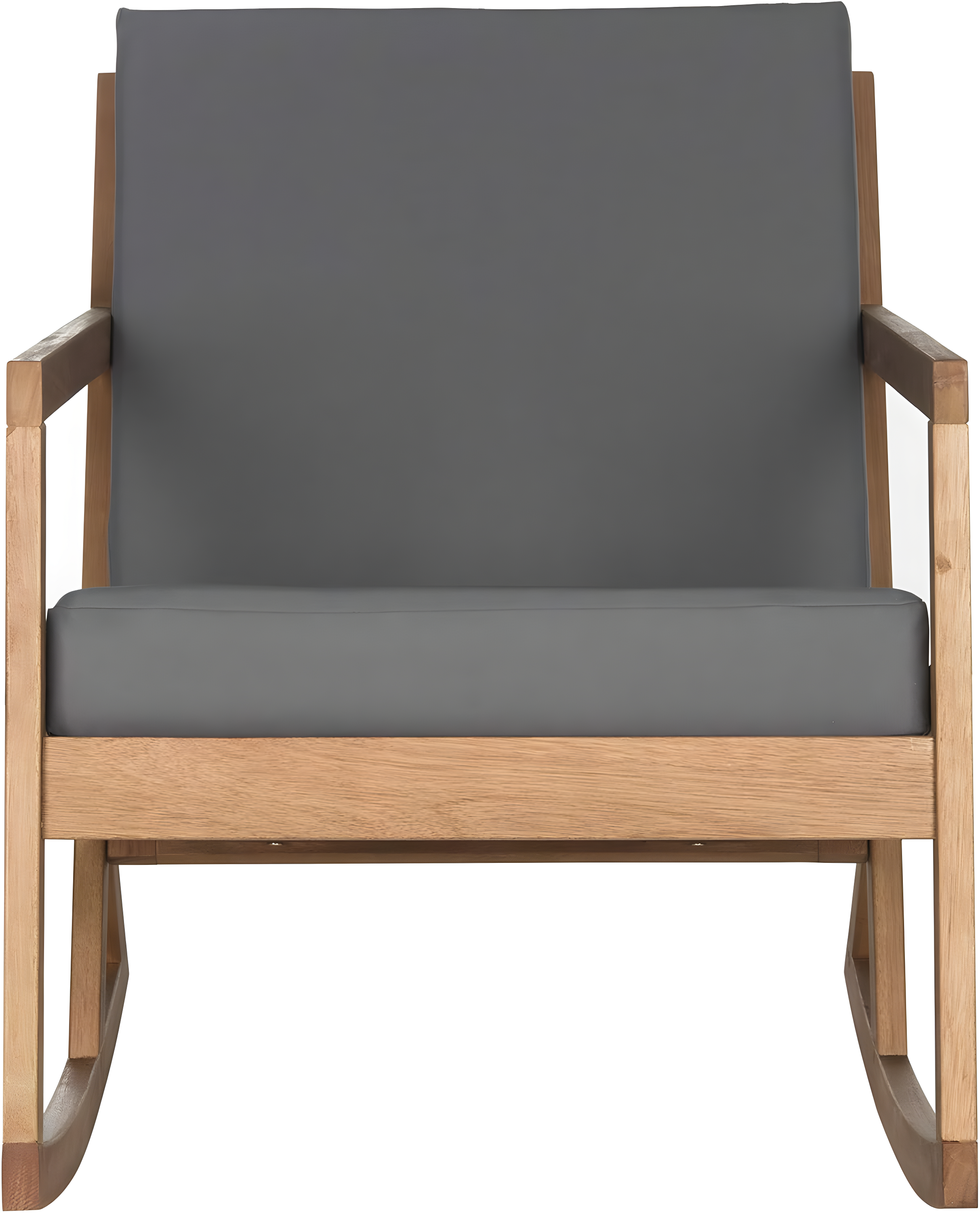 Vernon Rocking Chair Indoor/Outdoor - PAT7013 - Natural/Grey - Safavieh