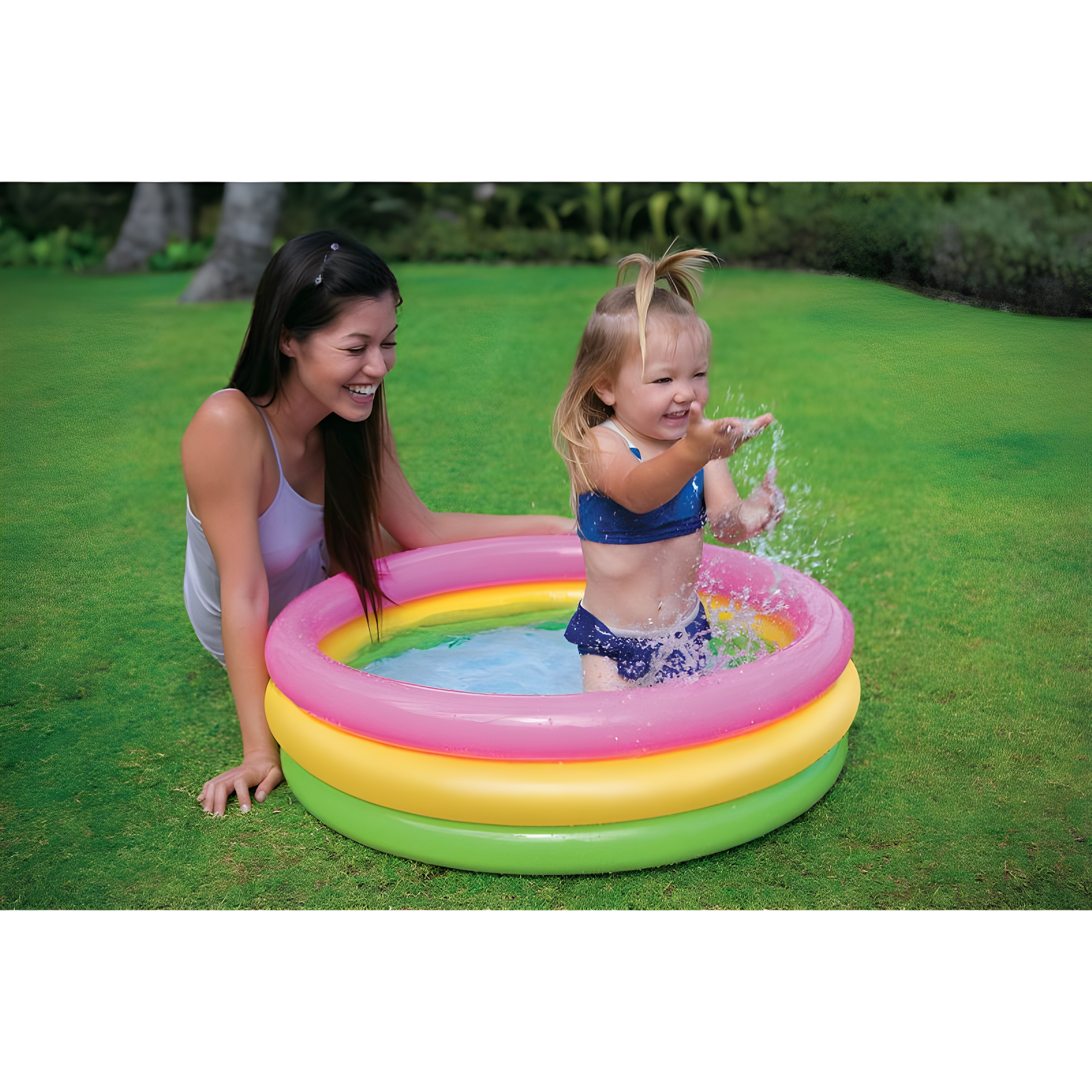 Intex Plastic Round Kiddie Pool H x W x L