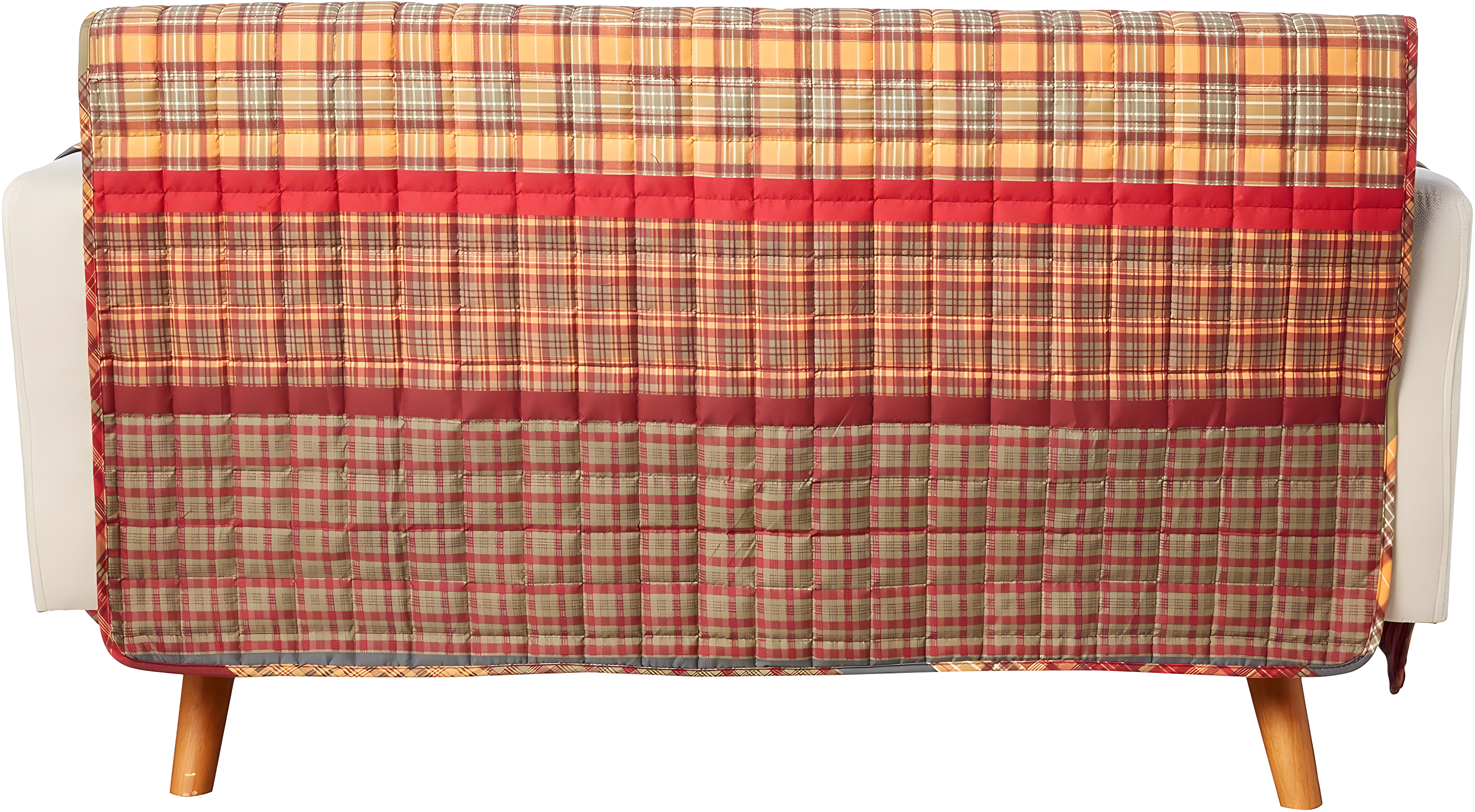 Gold Rush Reversible Loveseat Slipcover