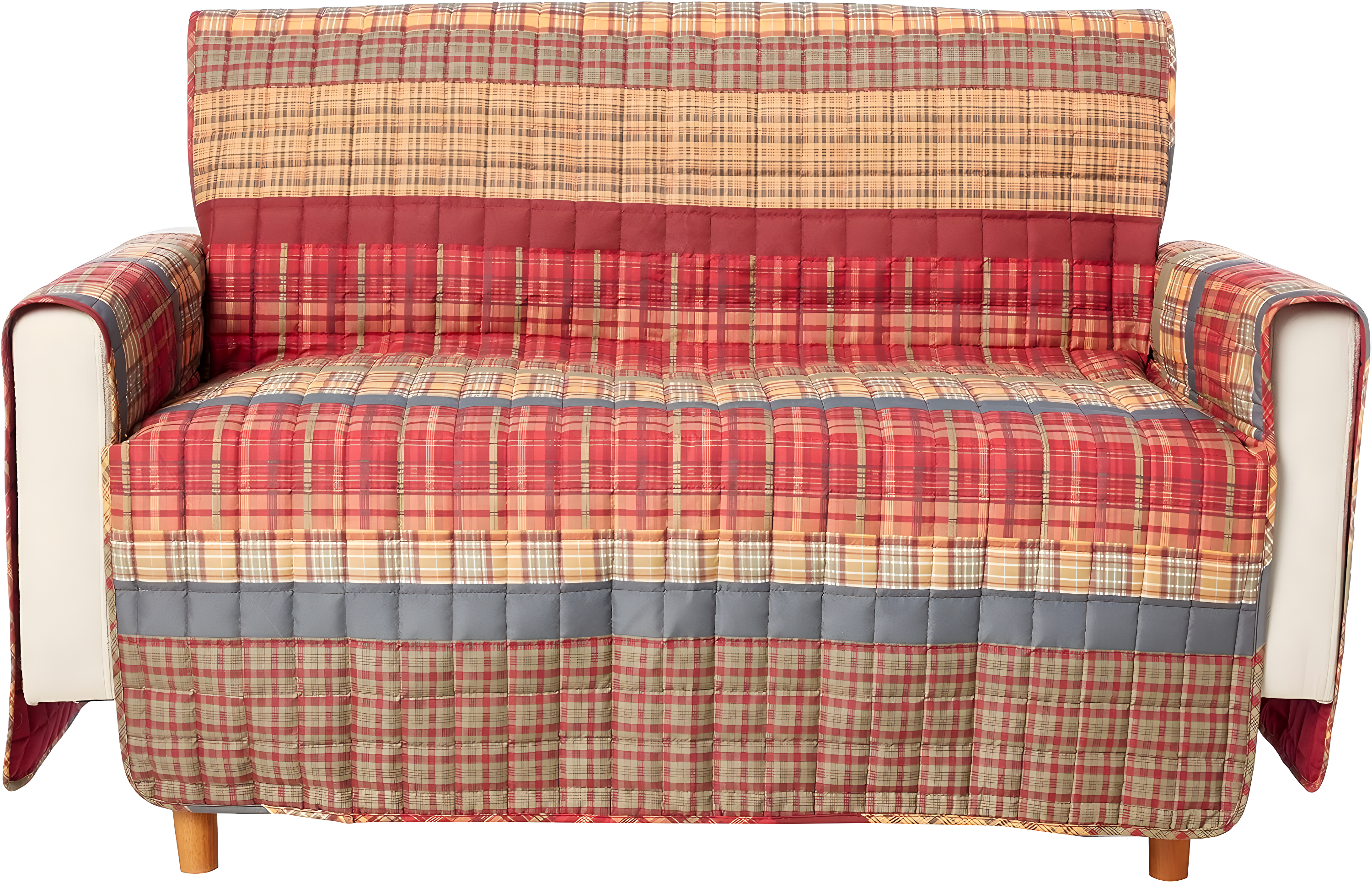 Gold Rush Reversible Loveseat Slipcover