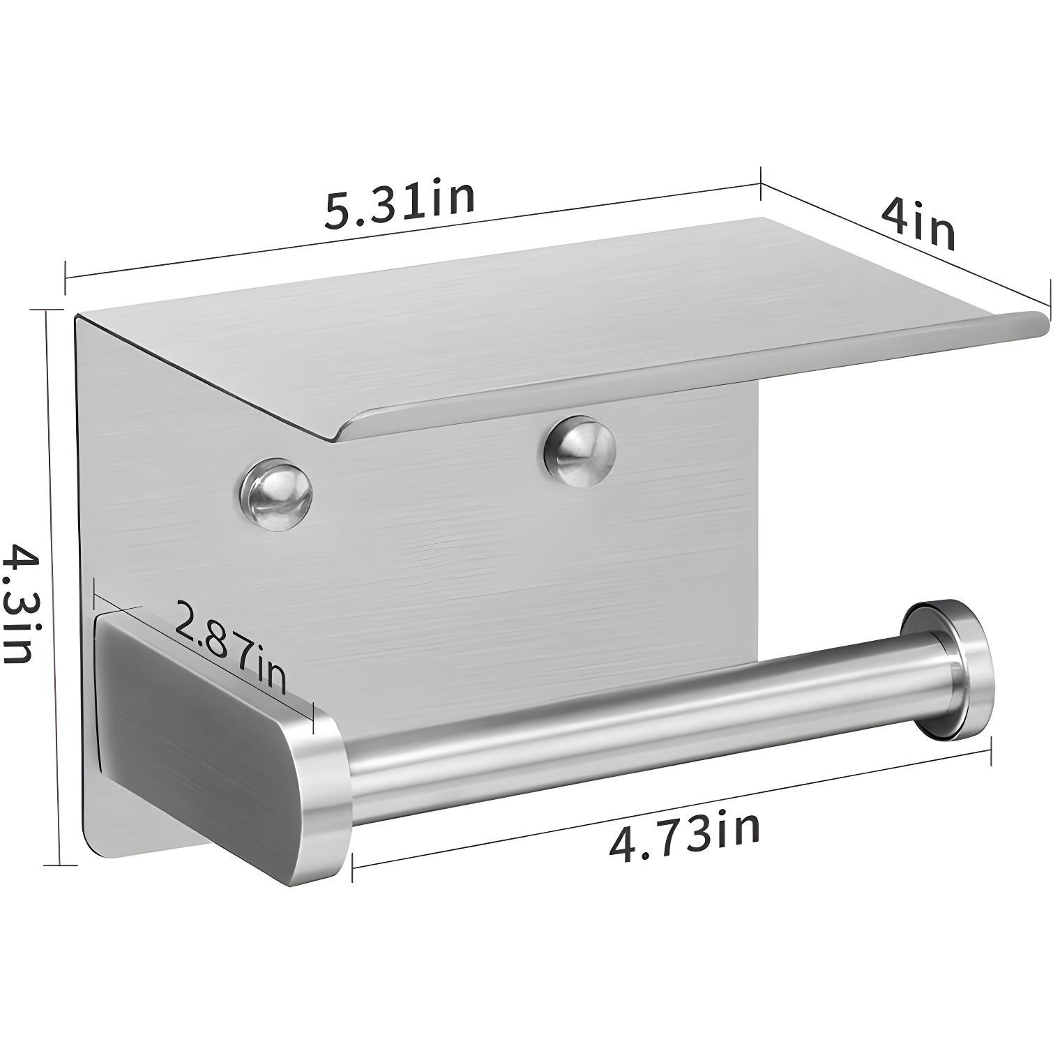Wall Mounted Toilet Paper Holder