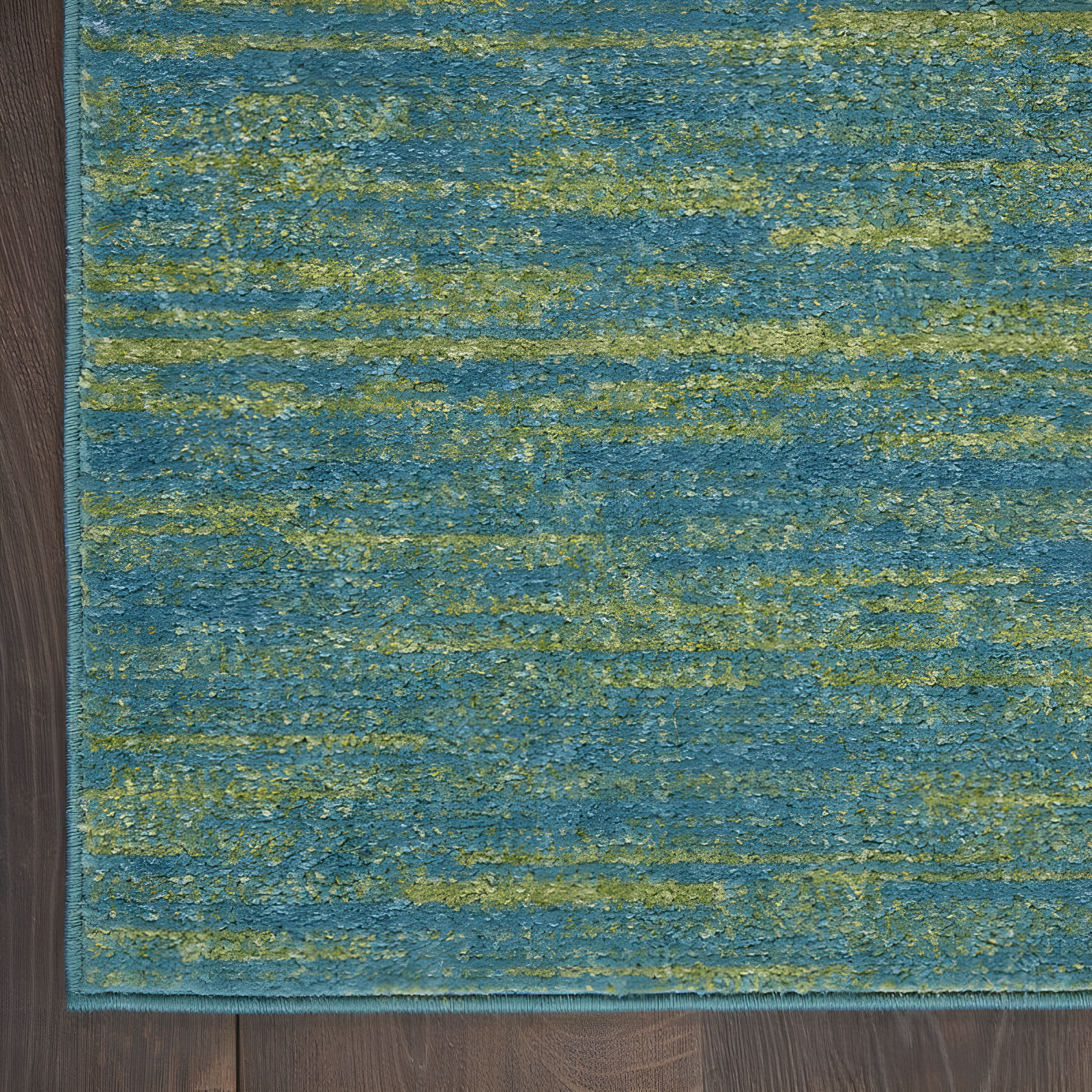 Nourison Nourison Essentials NRE01 Indoor/outdoor Area Rug - Blue Green 6' x 9'