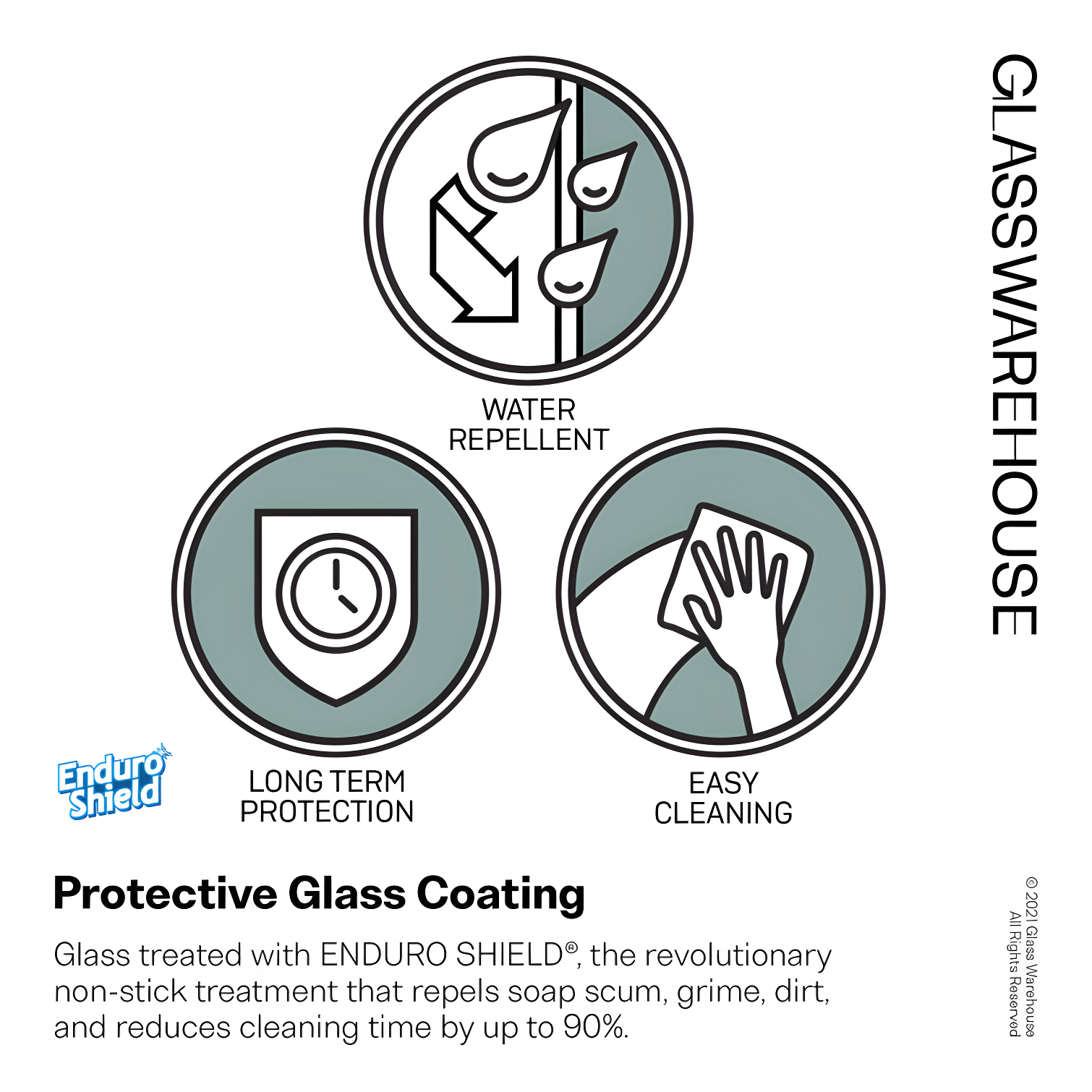 Vela 24 in. x 58.25 in. Frameless Single Fixed Bath Panel