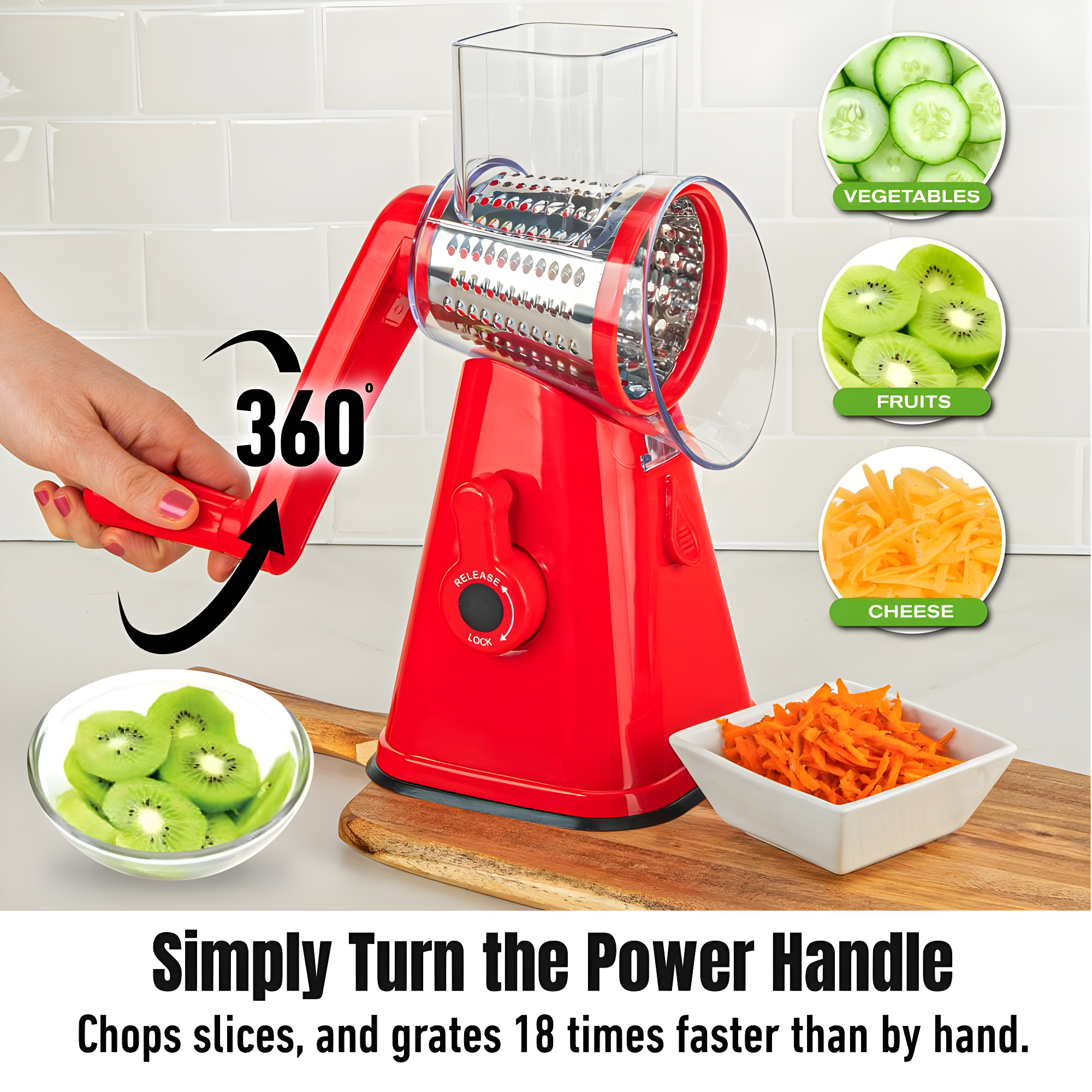 AsSeenOnTv AsSeenOnTv NutriSlicer Fruit and Vegetable Spiralizer