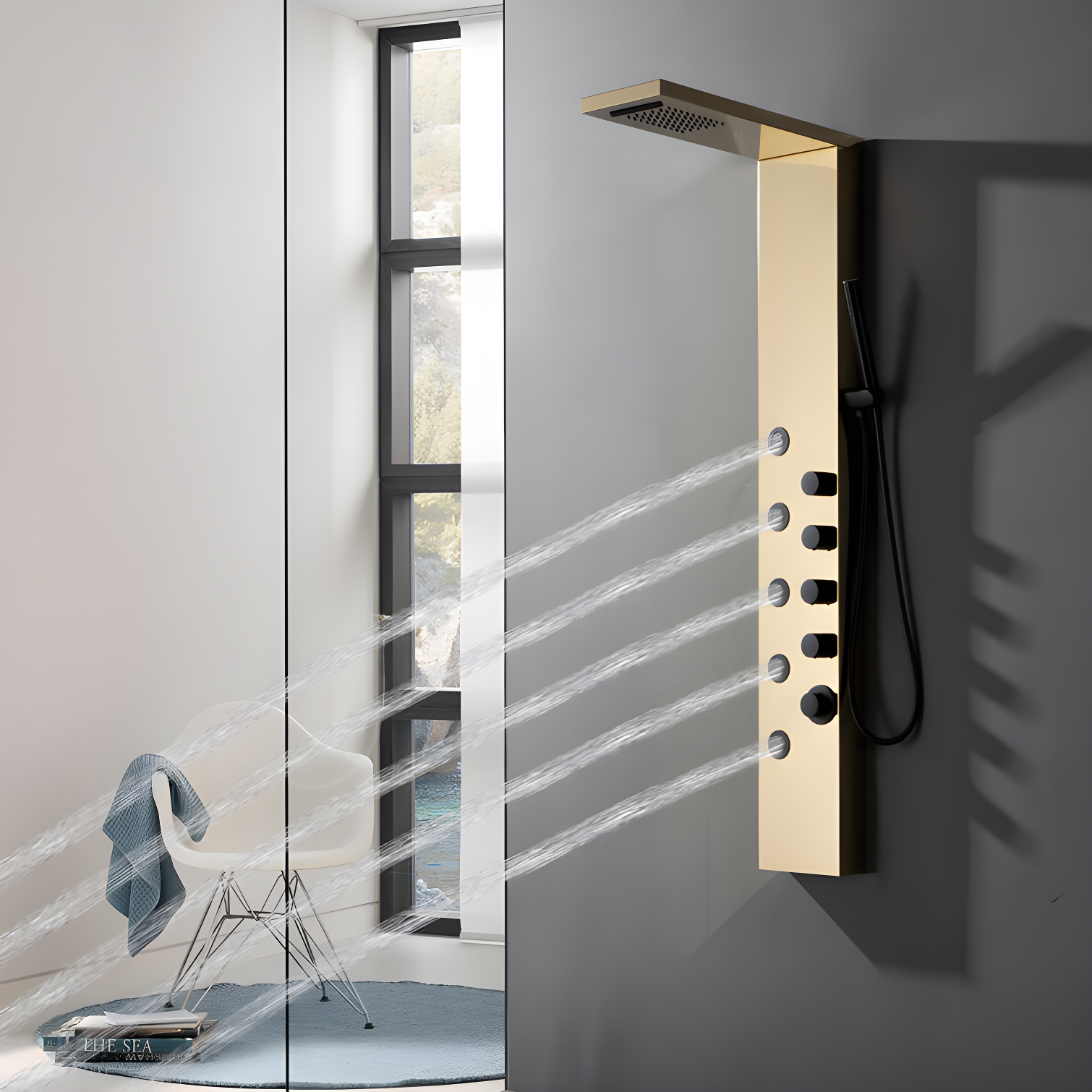 57.99'' Shower Panel with Fixed Shower Head