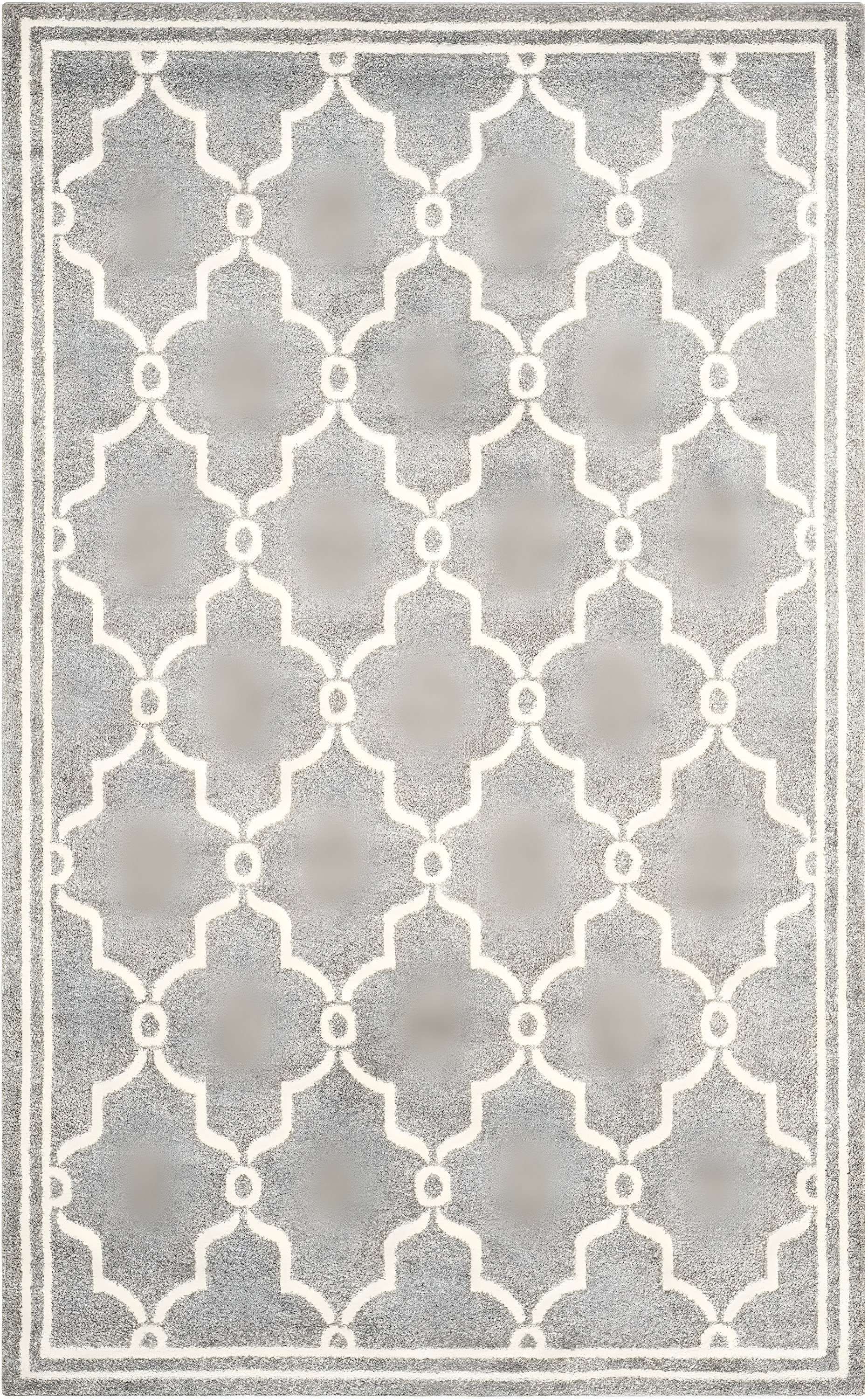 Amherst AMT414 Power Loomed Indoor Area Rug - Dark Grey/Beige - 5'3"x8' - Safavieh