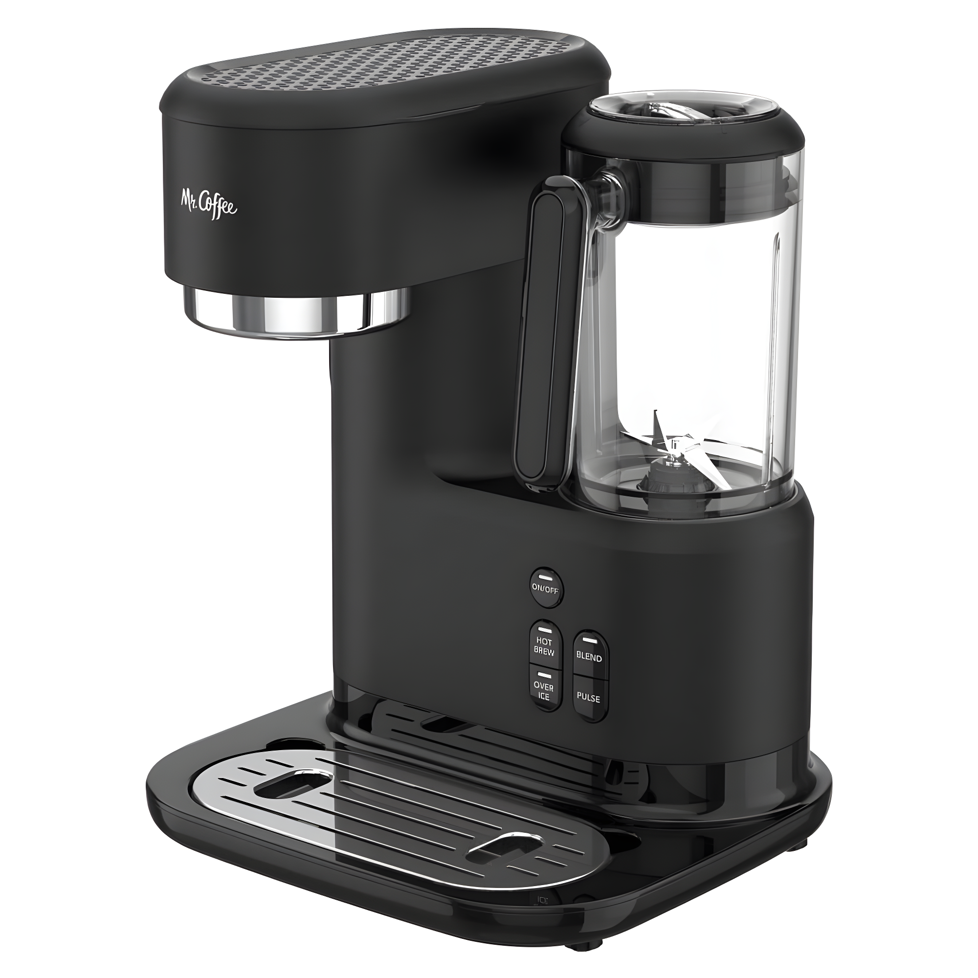 Mr. Coffee 2149282 Mr. Coffee Single-Serve Iced And Hot Coffee Maker And Blender With 2 Tumblers