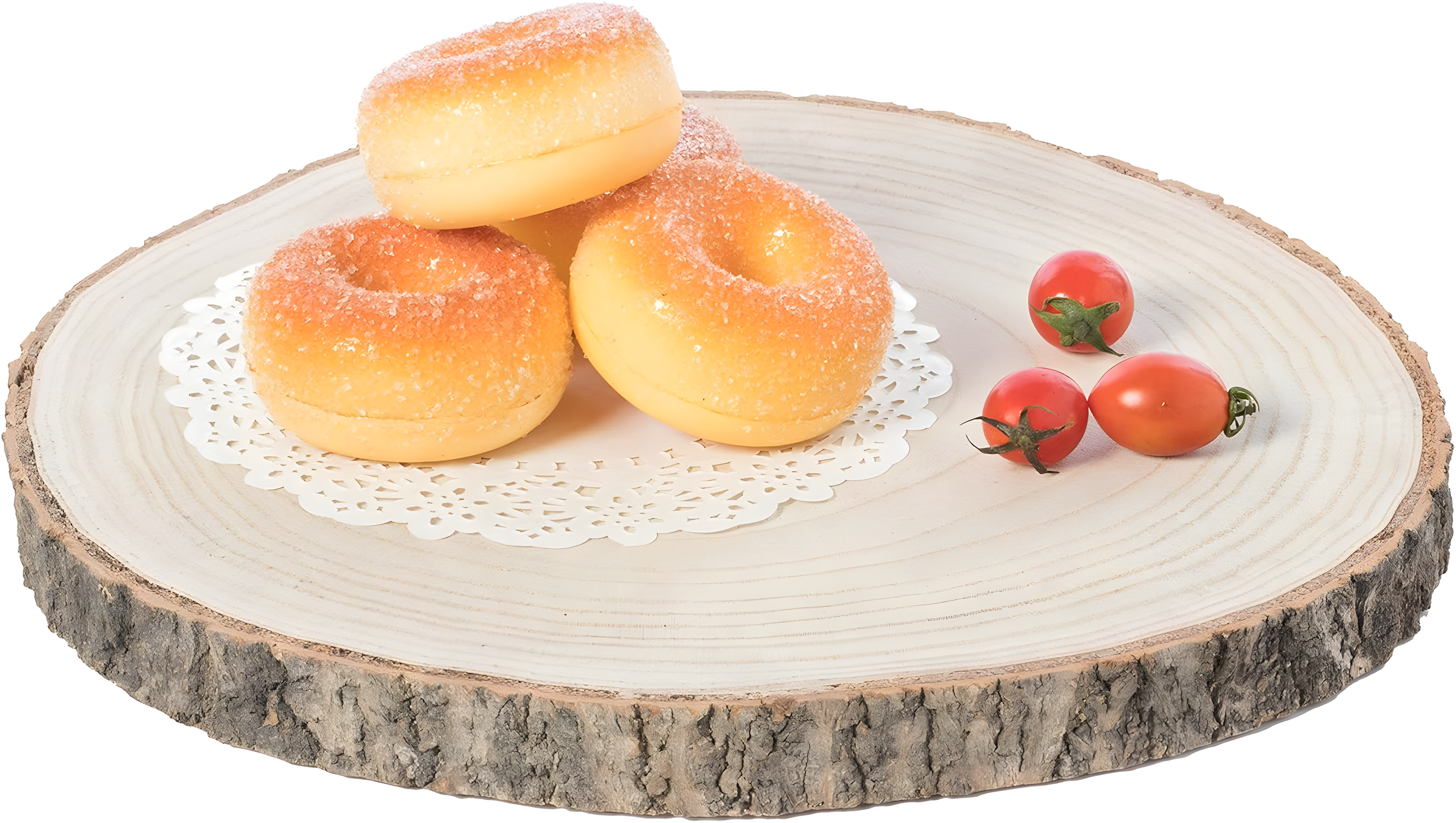 Vintiquewise Barky Natural Wood Slabs Rustic Ornament Slice Tray Table Charger -Approximately  12 Inch Dia