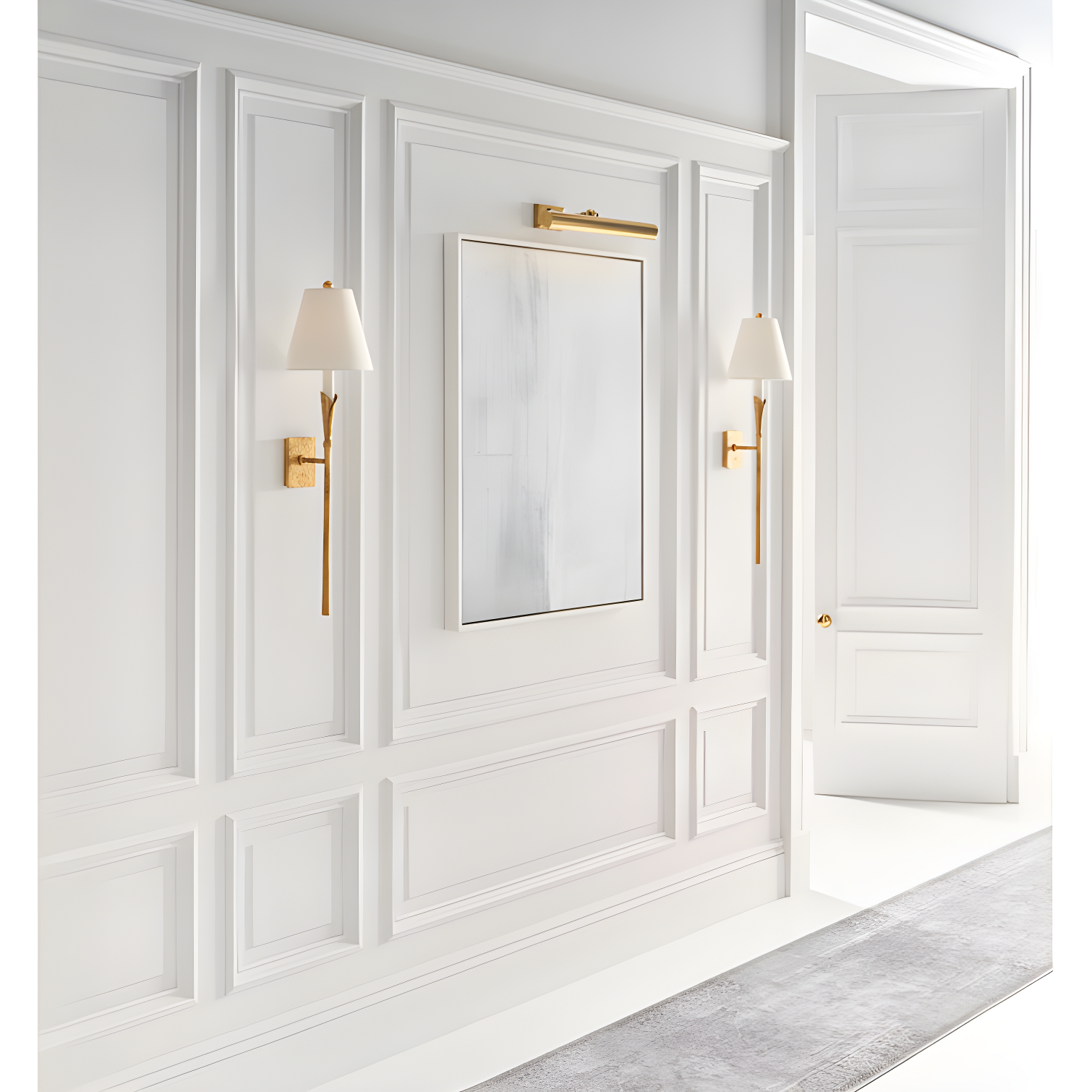 Bronze 18" Dimmable Electric Wall Picture Light