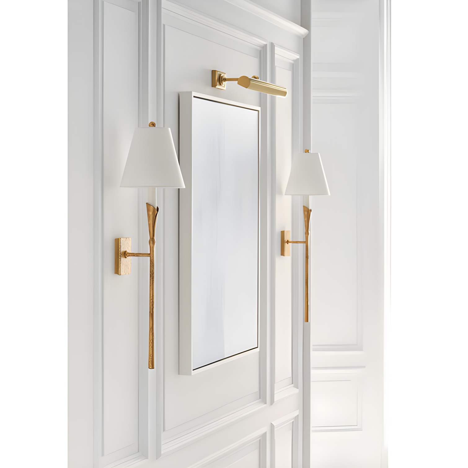 Bronze 18" Dimmable Electric Wall Picture Light