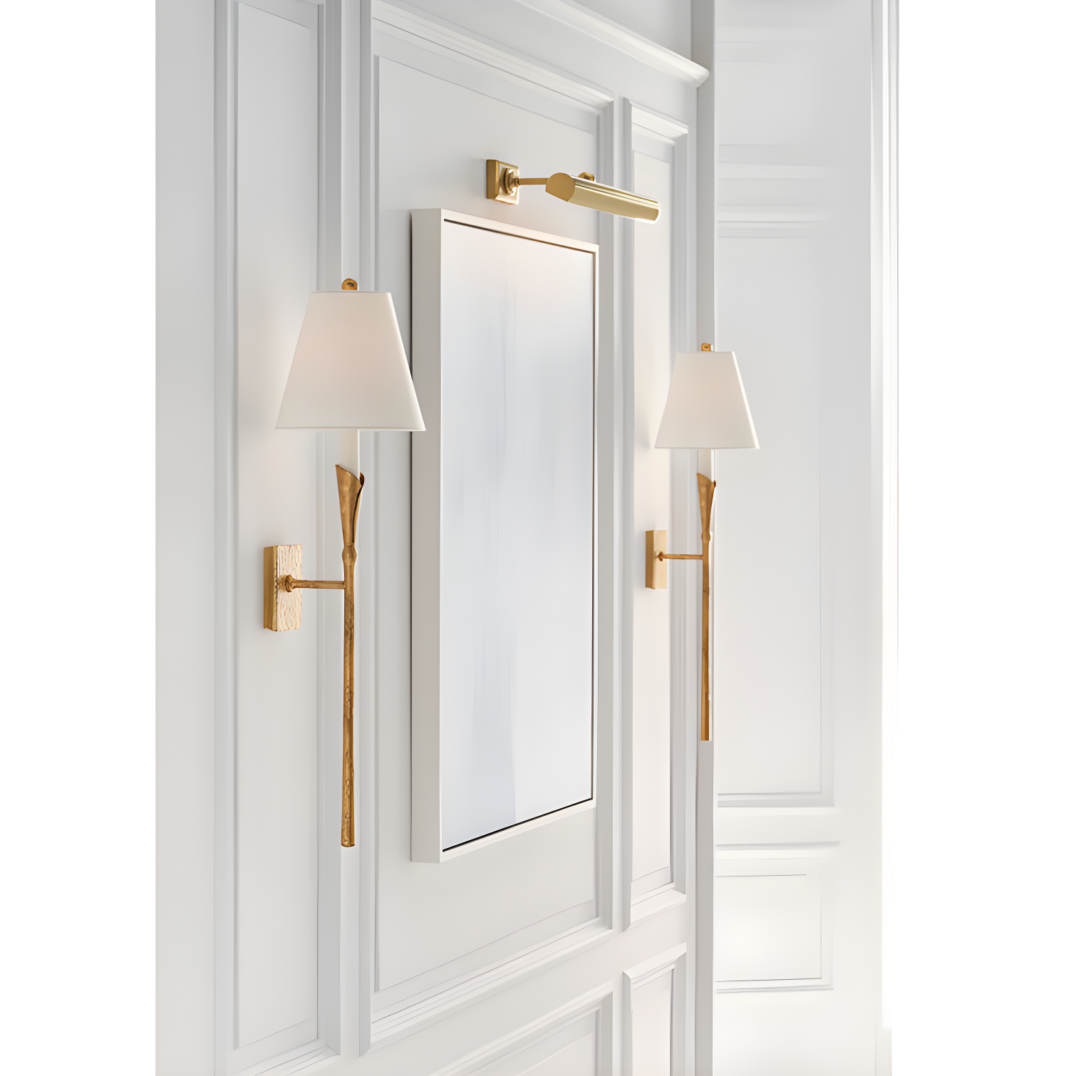 Bronze 18" Dimmable Electric Wall Picture Light