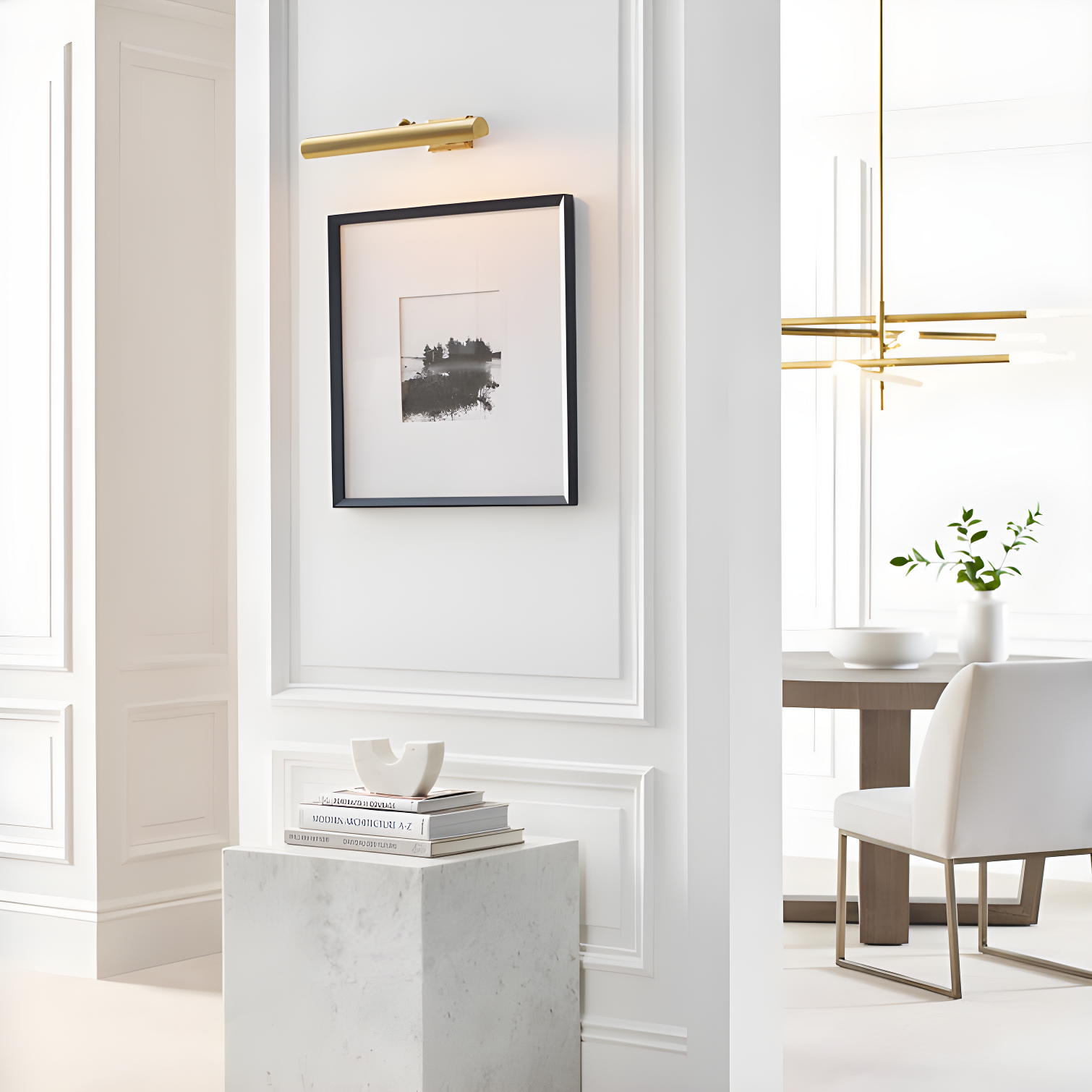 Bronze 18" Dimmable Electric Wall Picture Light