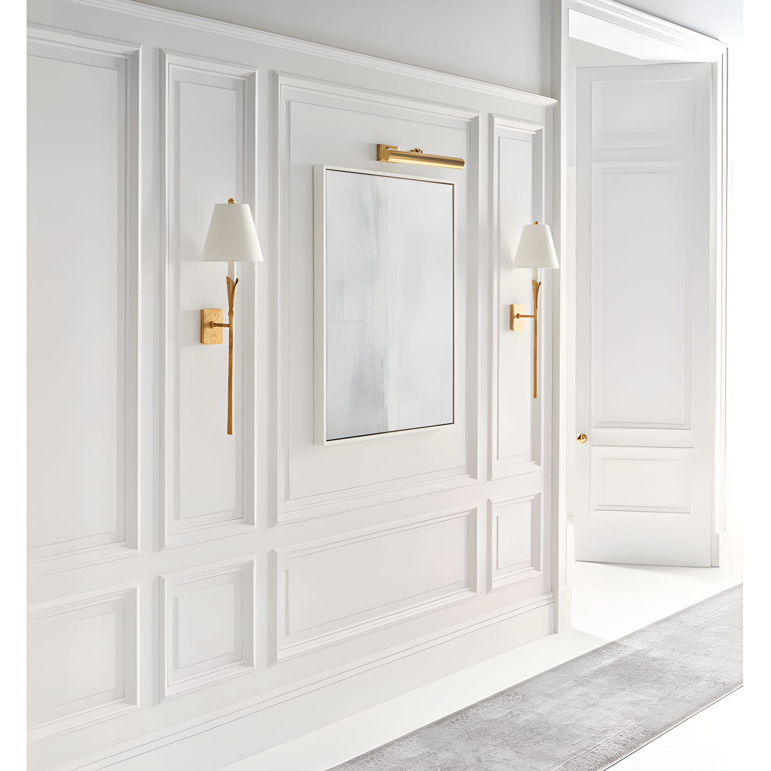 Bronze 18" Dimmable Electric Wall Picture Light