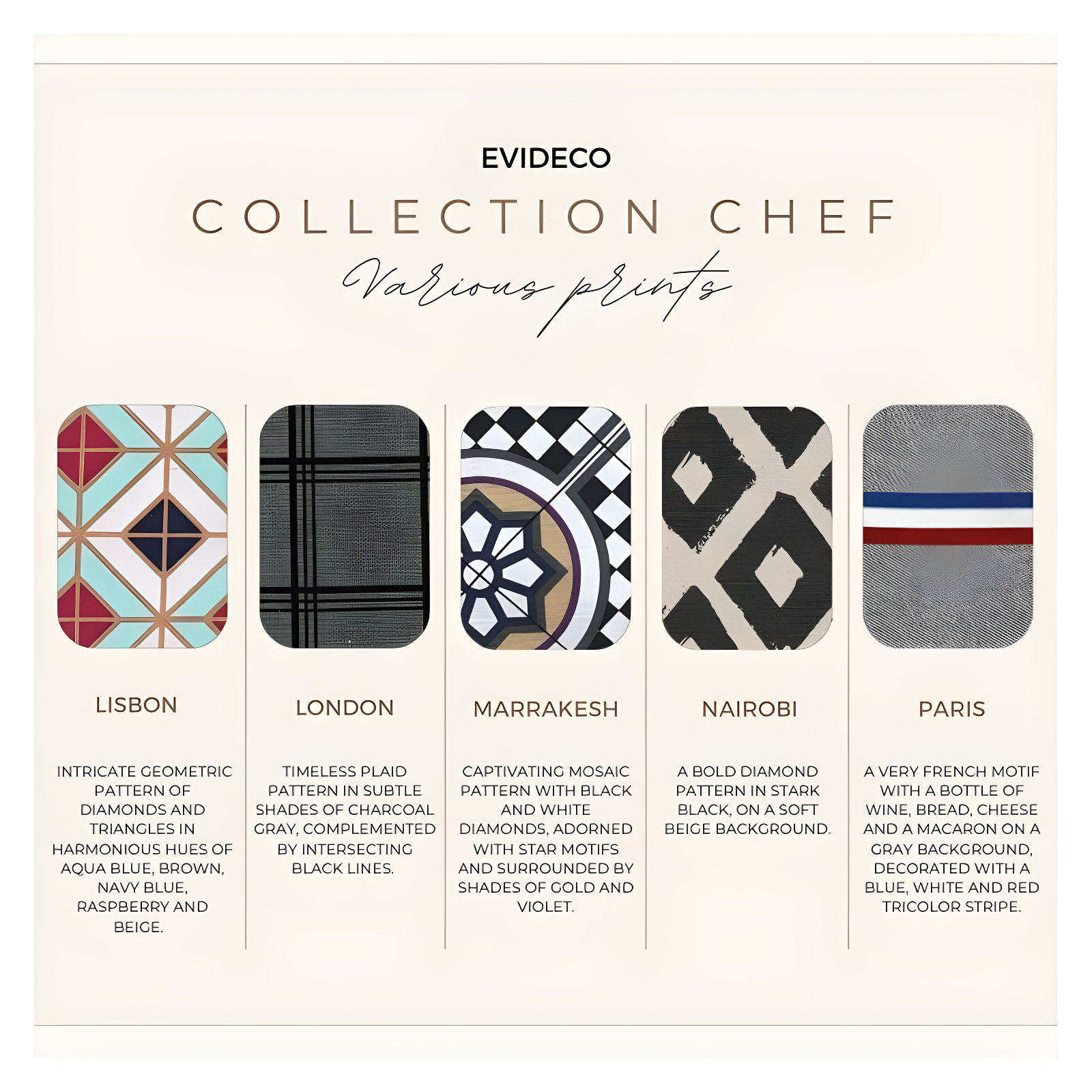 Evideco Marrakesh Geometric Cotton