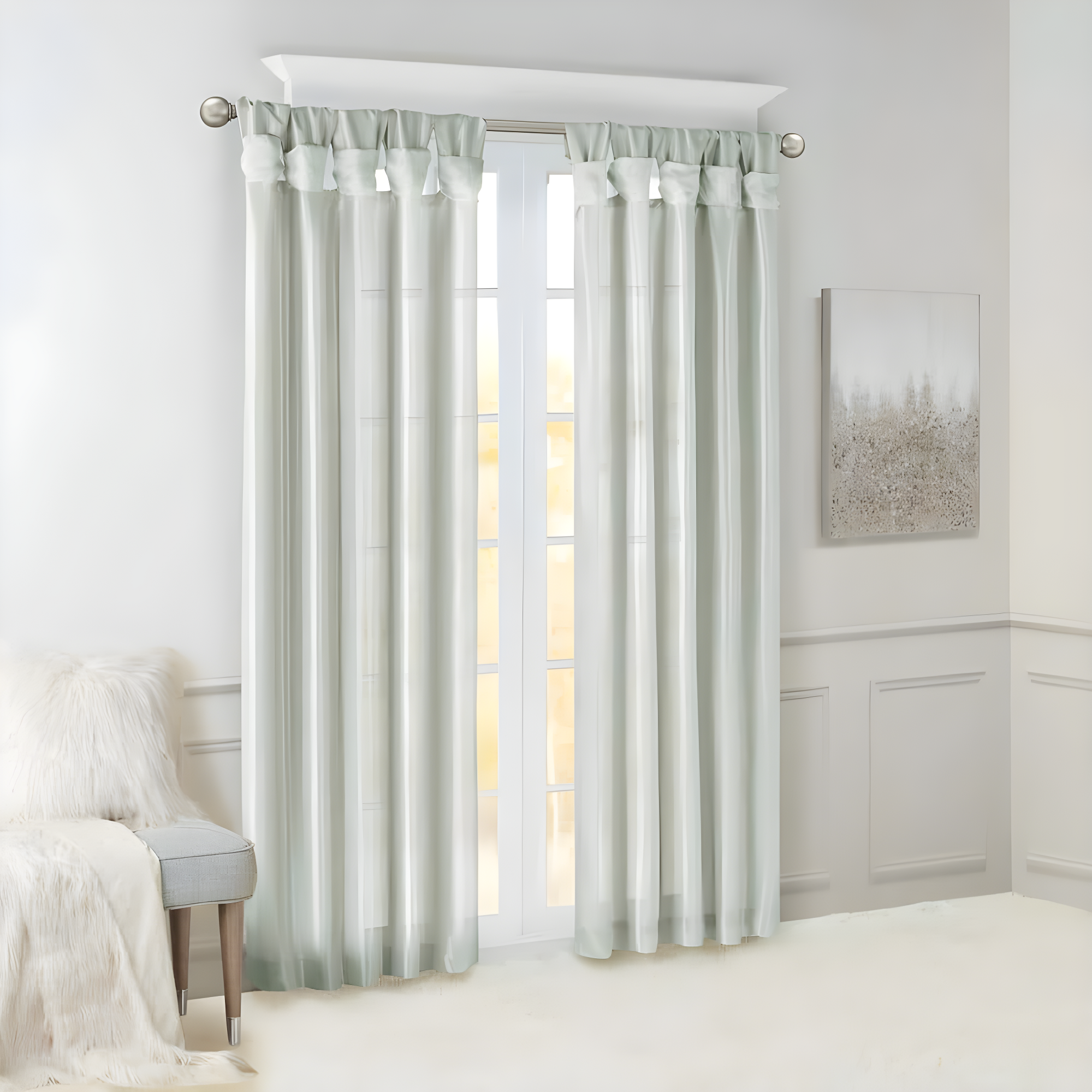 Madison Park Rivau Light-Filtering Single Curtain Panel