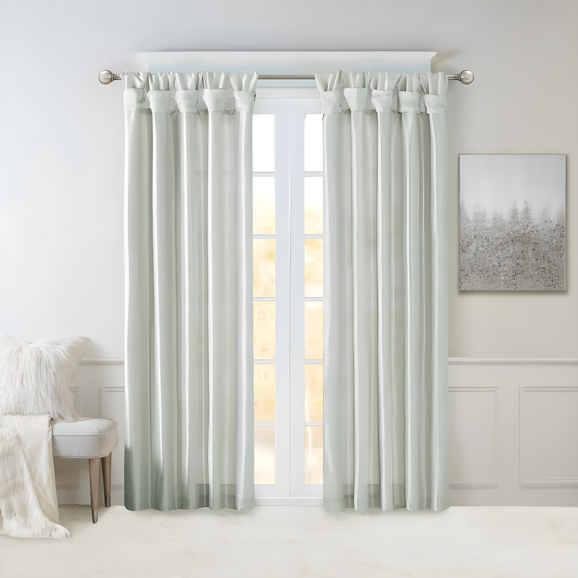 Madison Park Rivau Light-Filtering Single Curtain Panel