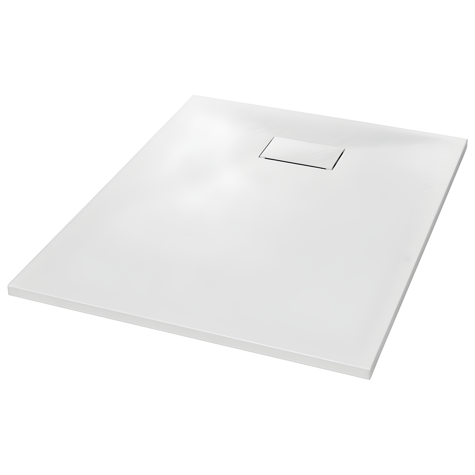 VidaXL Shower Base Pan with Center Drain Shower Tray Bath Pan SMC Rectangular
