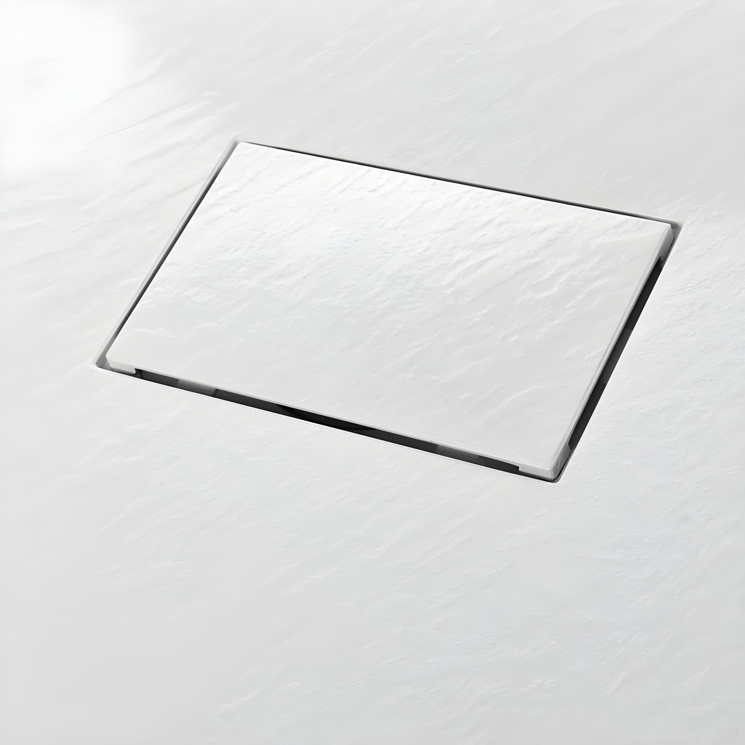 VidaXL Shower Base Pan with Center Drain Shower Tray Bath Pan SMC Rectangular