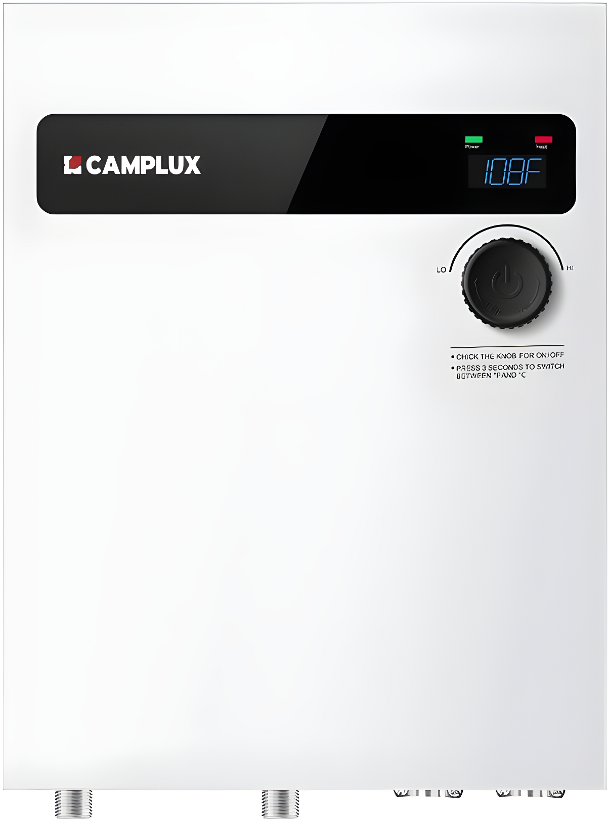 CAMPLUX 27KW 240V Electric Tankless Water Heater , Instant Hot Water Heater
