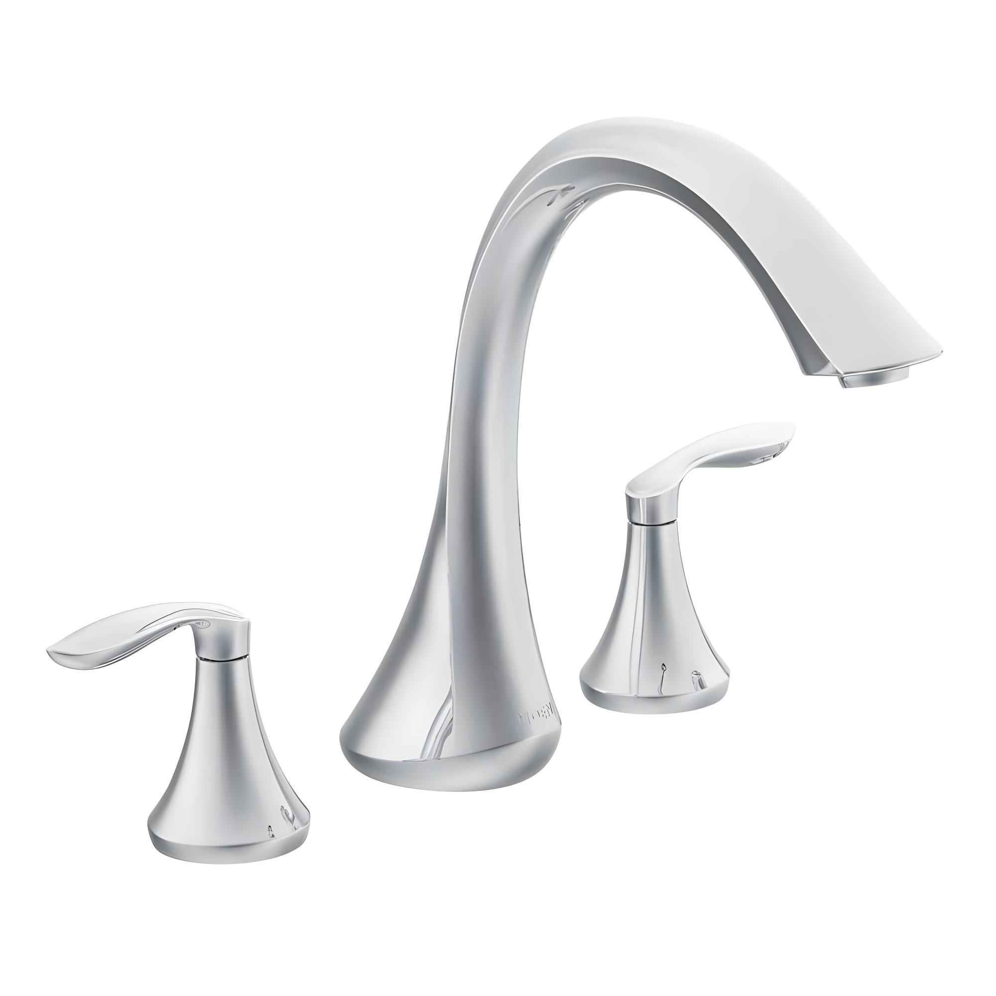 Eva Double Handle Deck Mounted Roman Tub Faucet Trim