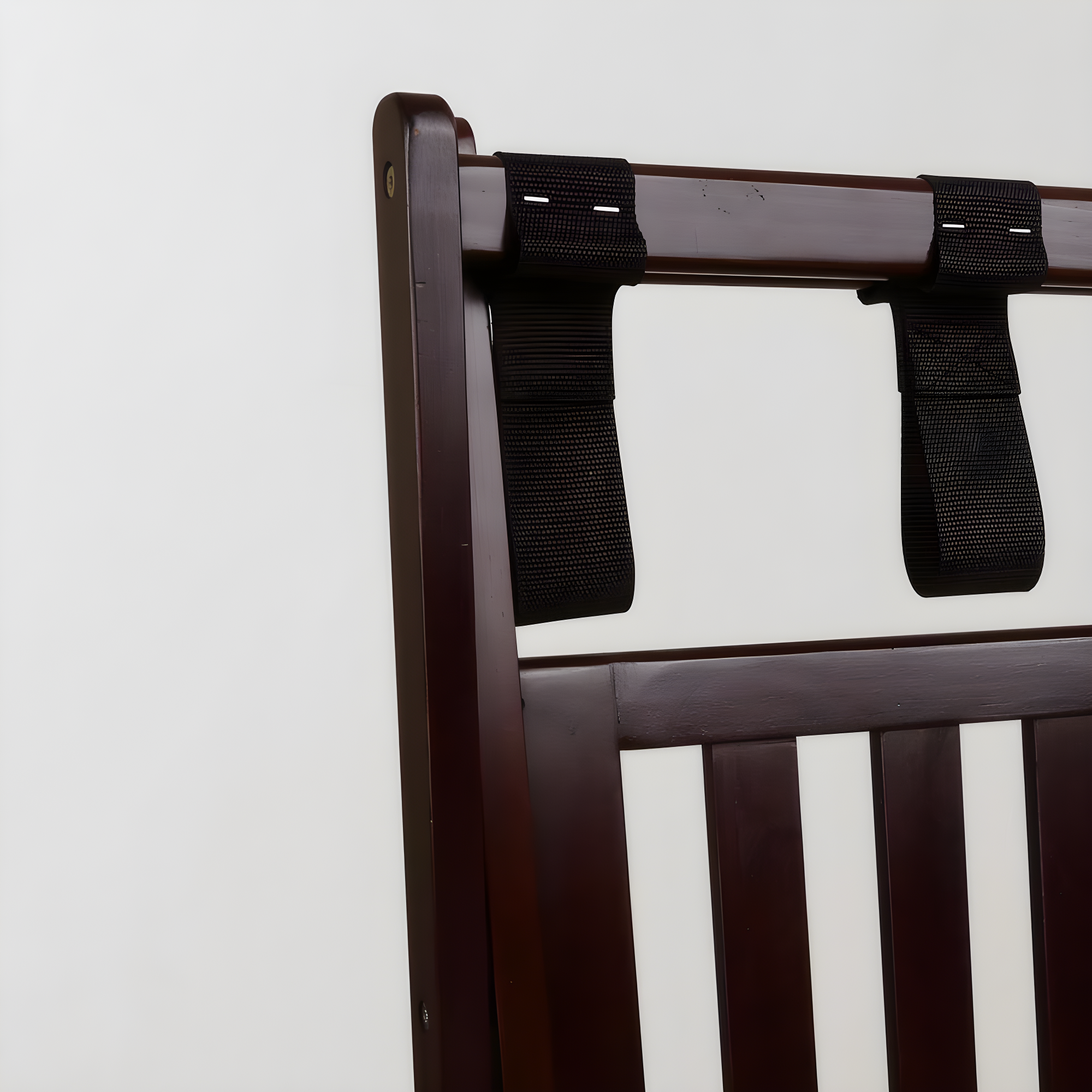 Casual Home Luggage Rack with Shelf-Espresso