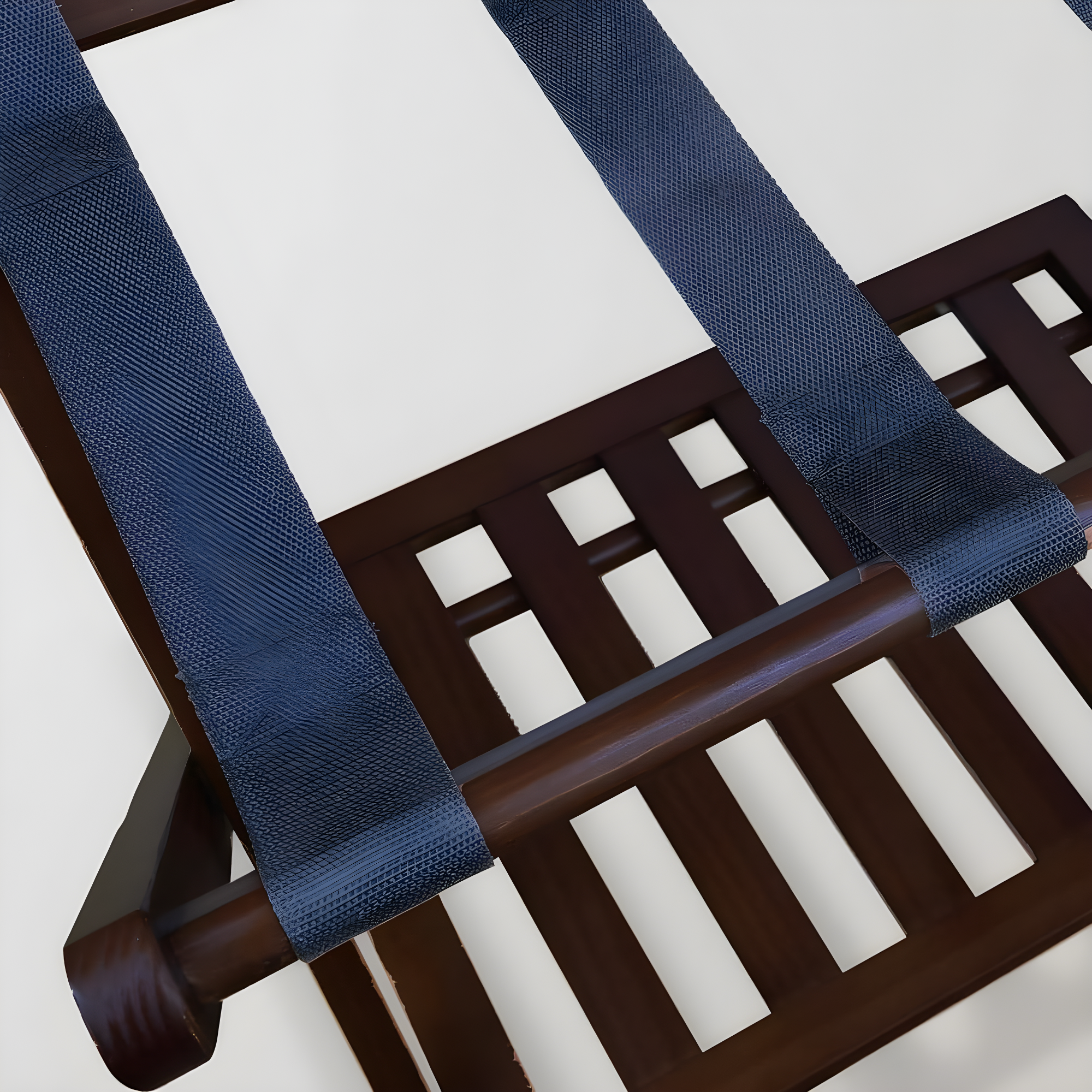Casual Home Luggage Rack with Shelf-Espresso
