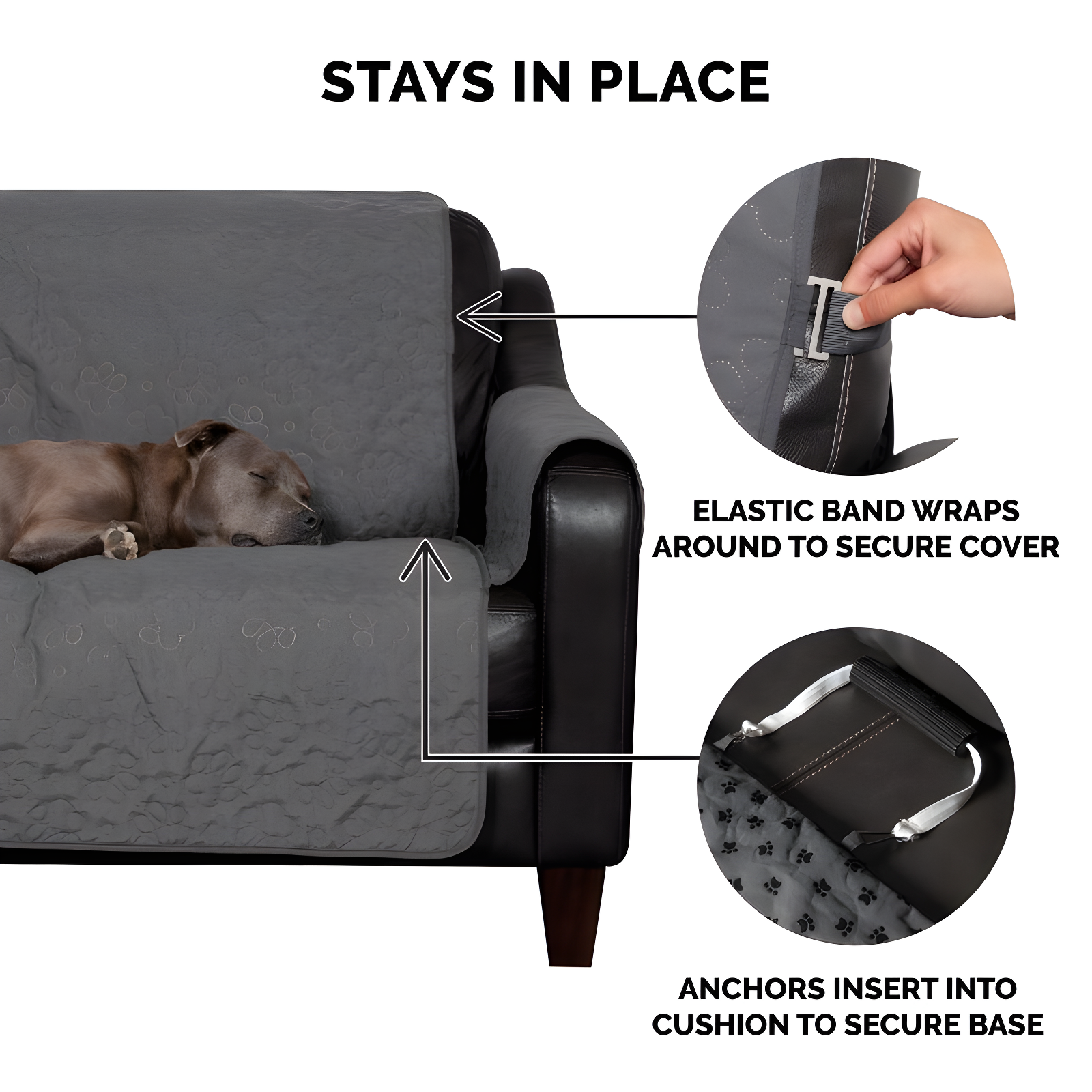 FurHaven Non-Slip Waterproof Sofa Cover Furniture Protector