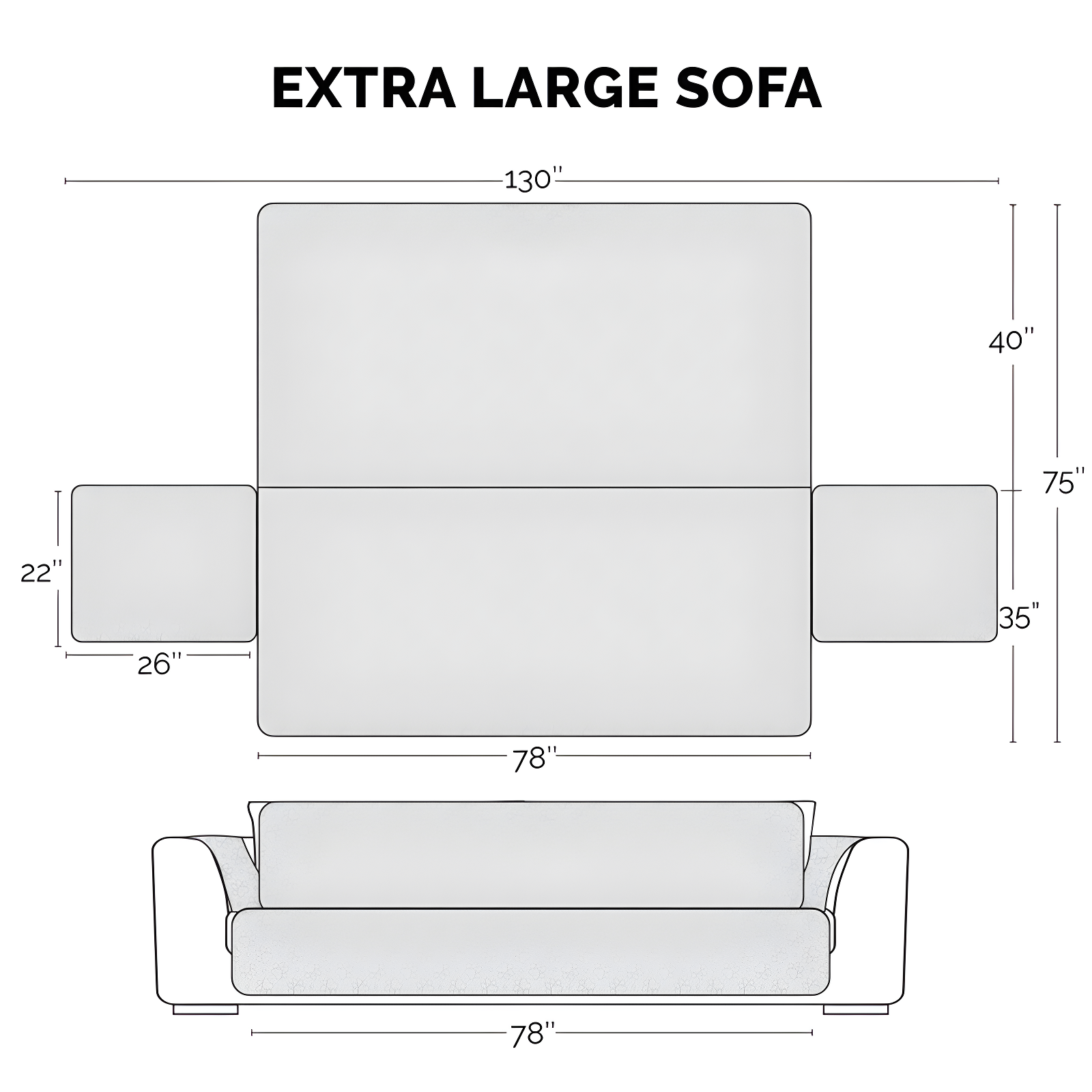 FurHaven Non-Slip Waterproof Sofa Cover Furniture Protector