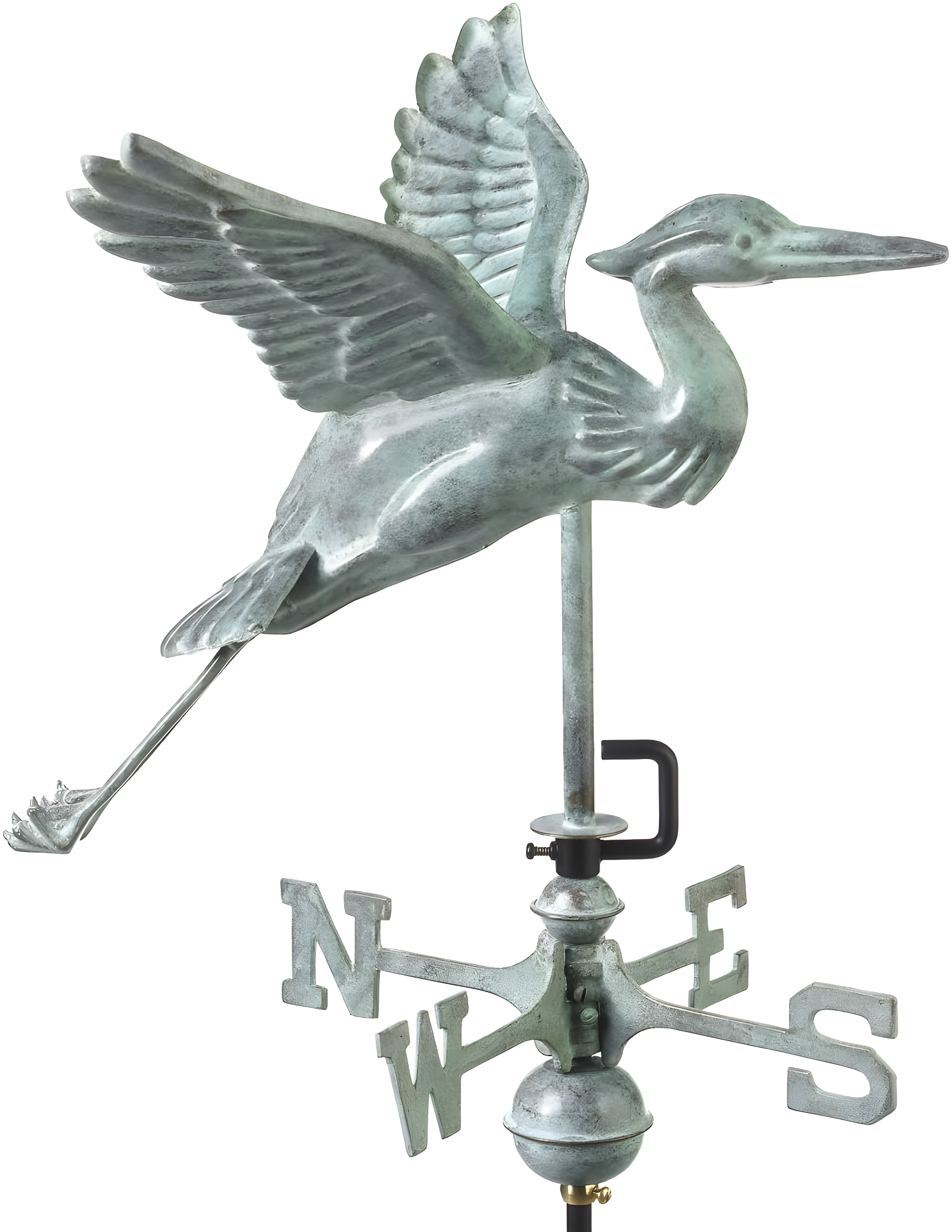 Good Directions Heron 26'' H Metal Animals Weathervane