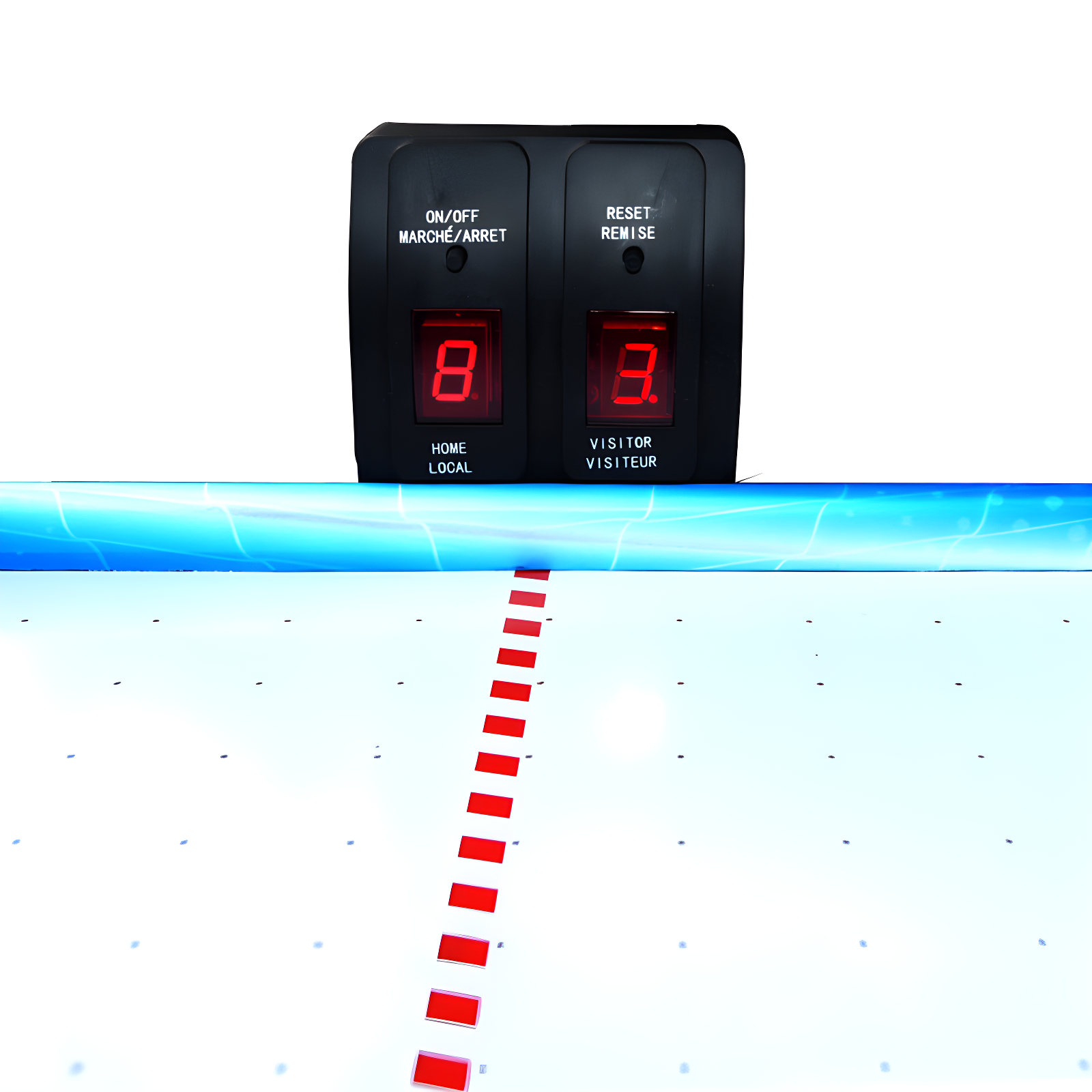 42" Rapid Fire Air Hockey Multi-Game Table