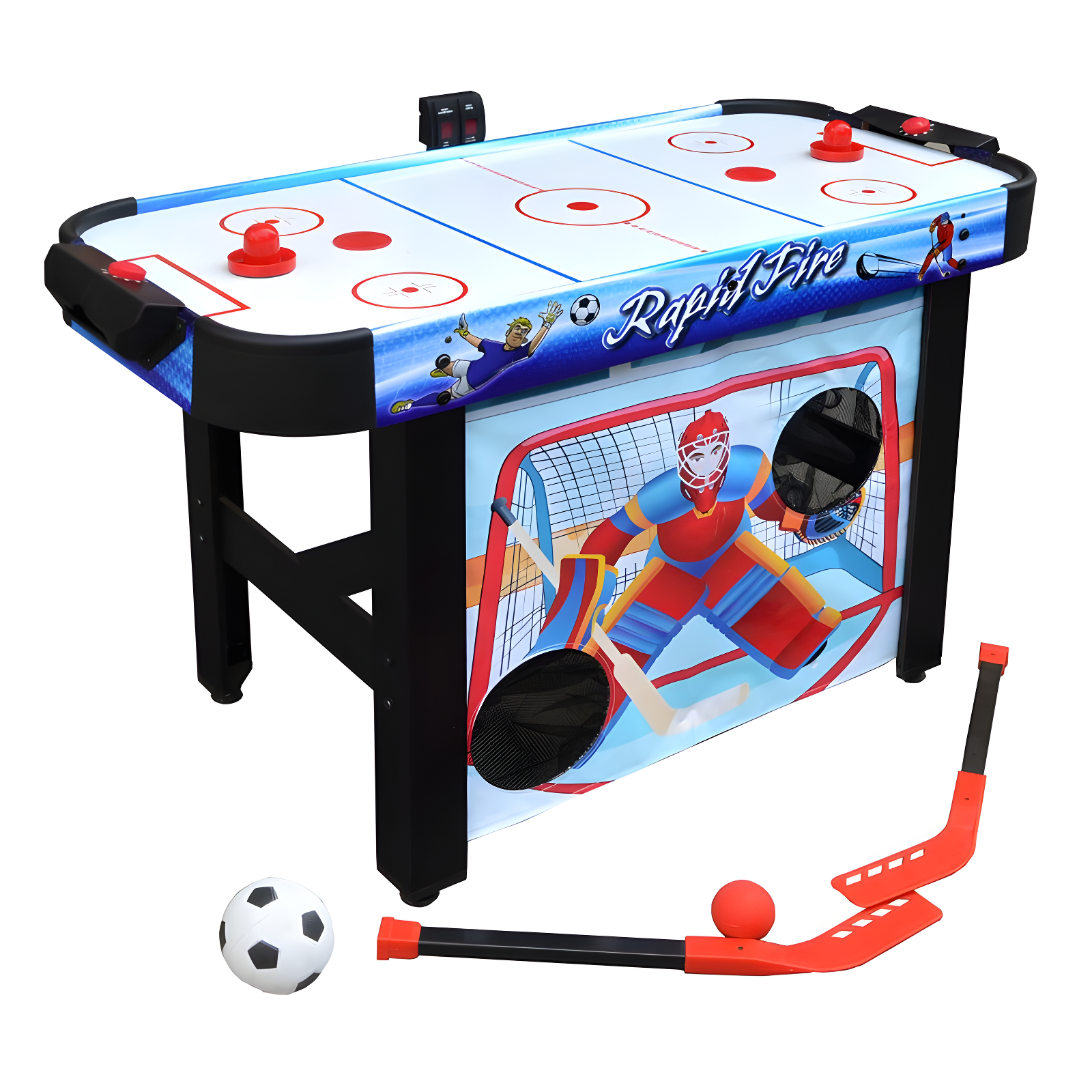 42" Rapid Fire Air Hockey Multi-Game Table