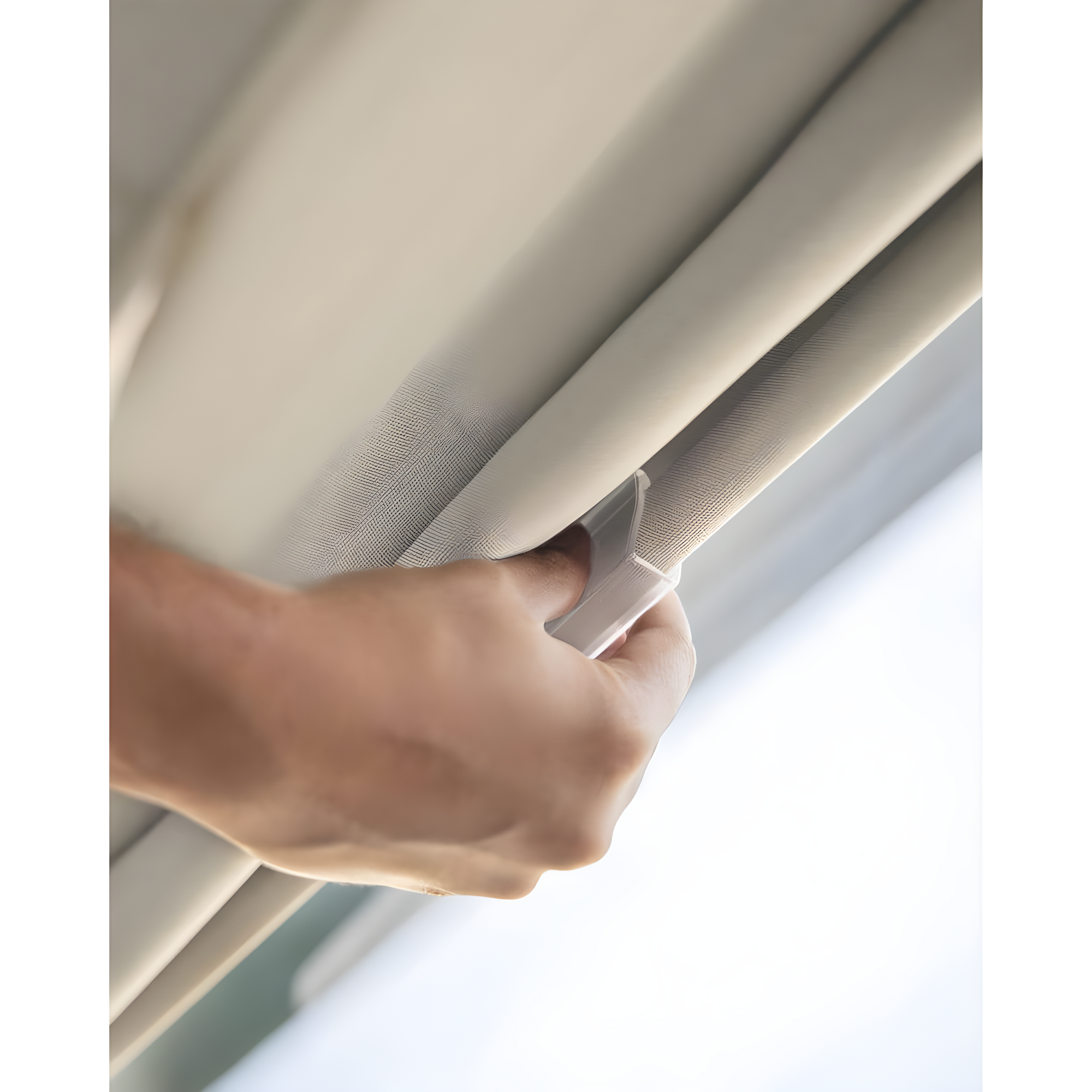 36"x64" Chicology Blackout Roman Shade Moon Shell