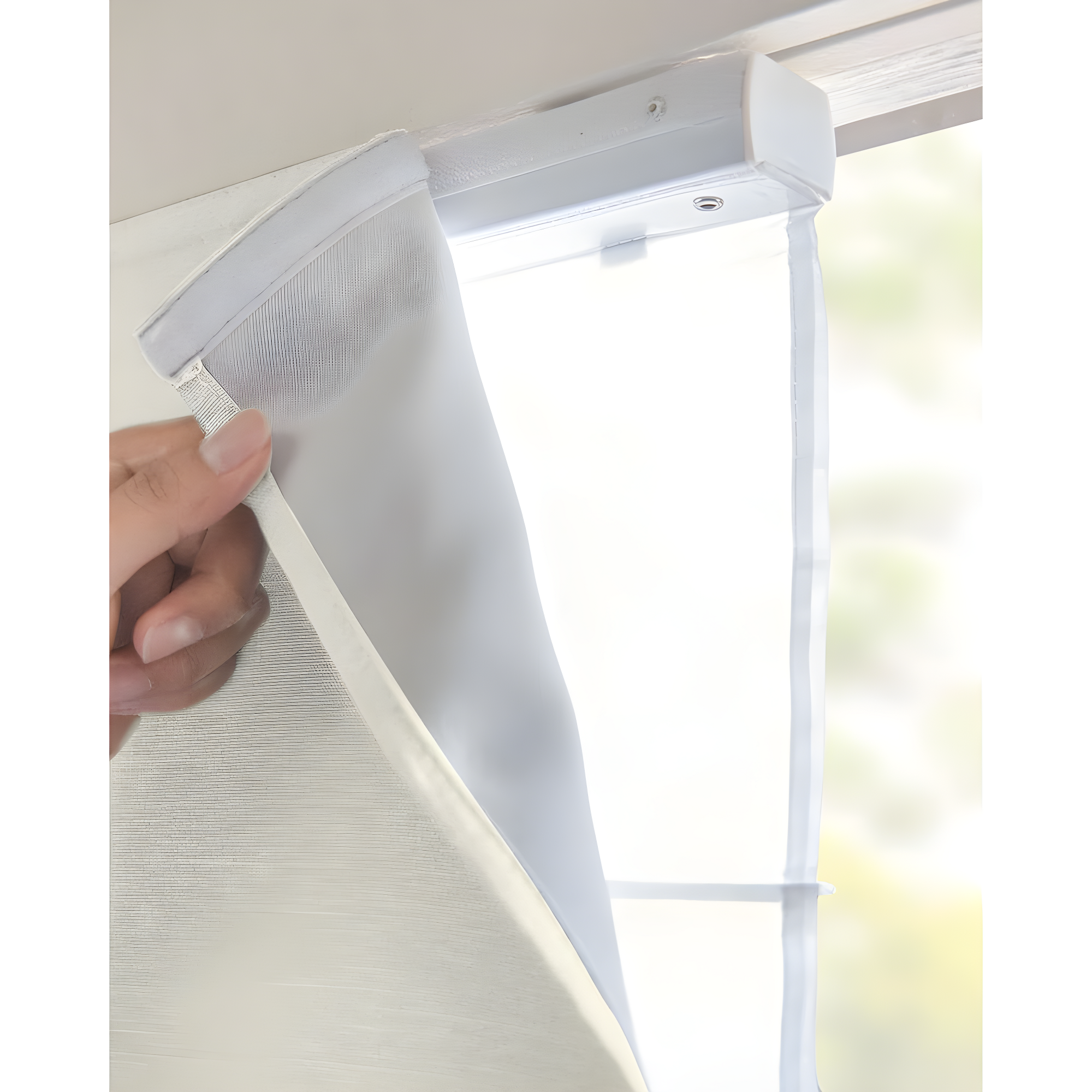 36"x64" Chicology Blackout Roman Shade Moon Shell