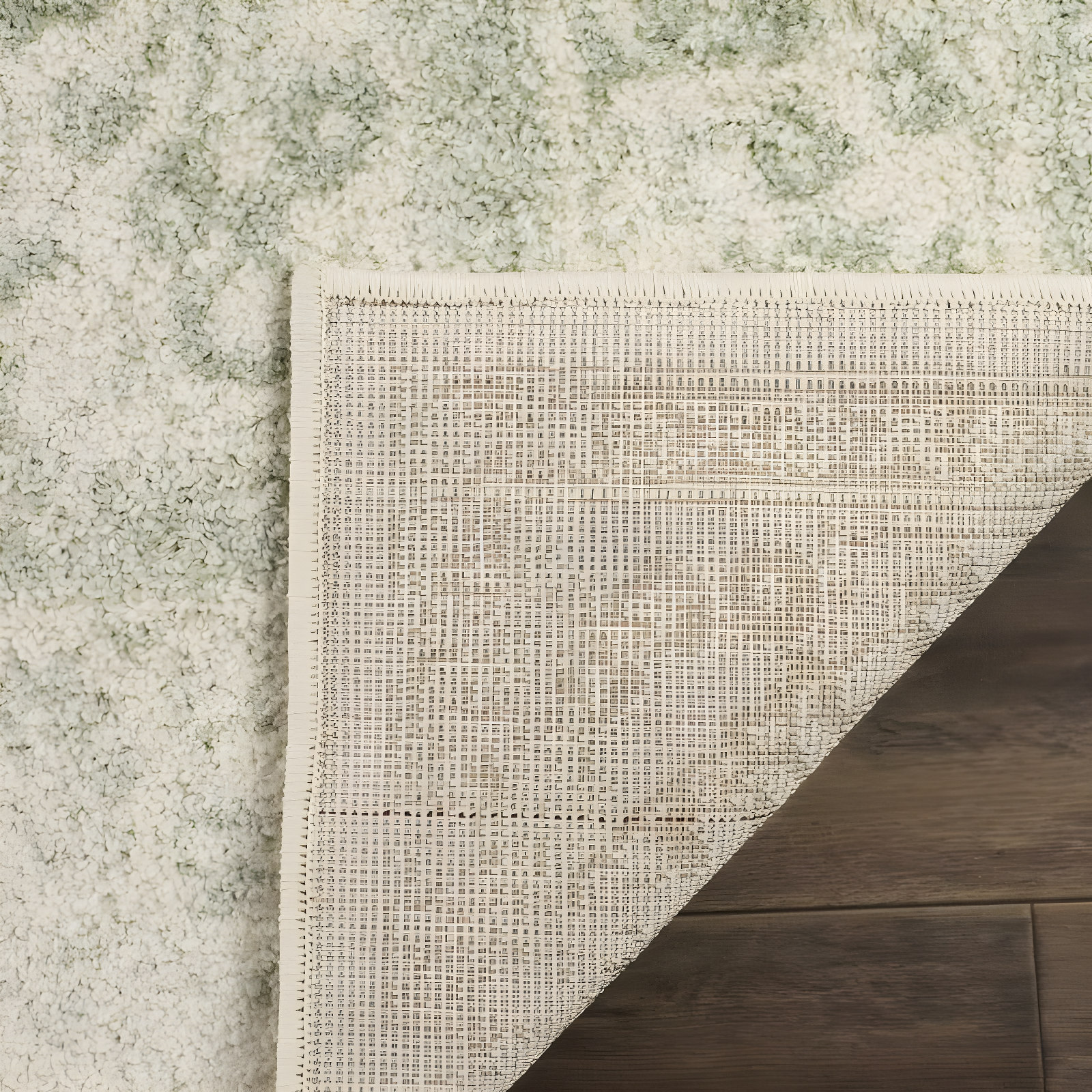Adirondack ADR109 Machine Made Indoor Area Rug - Ivory/Sage - 4'x6' - Safavieh