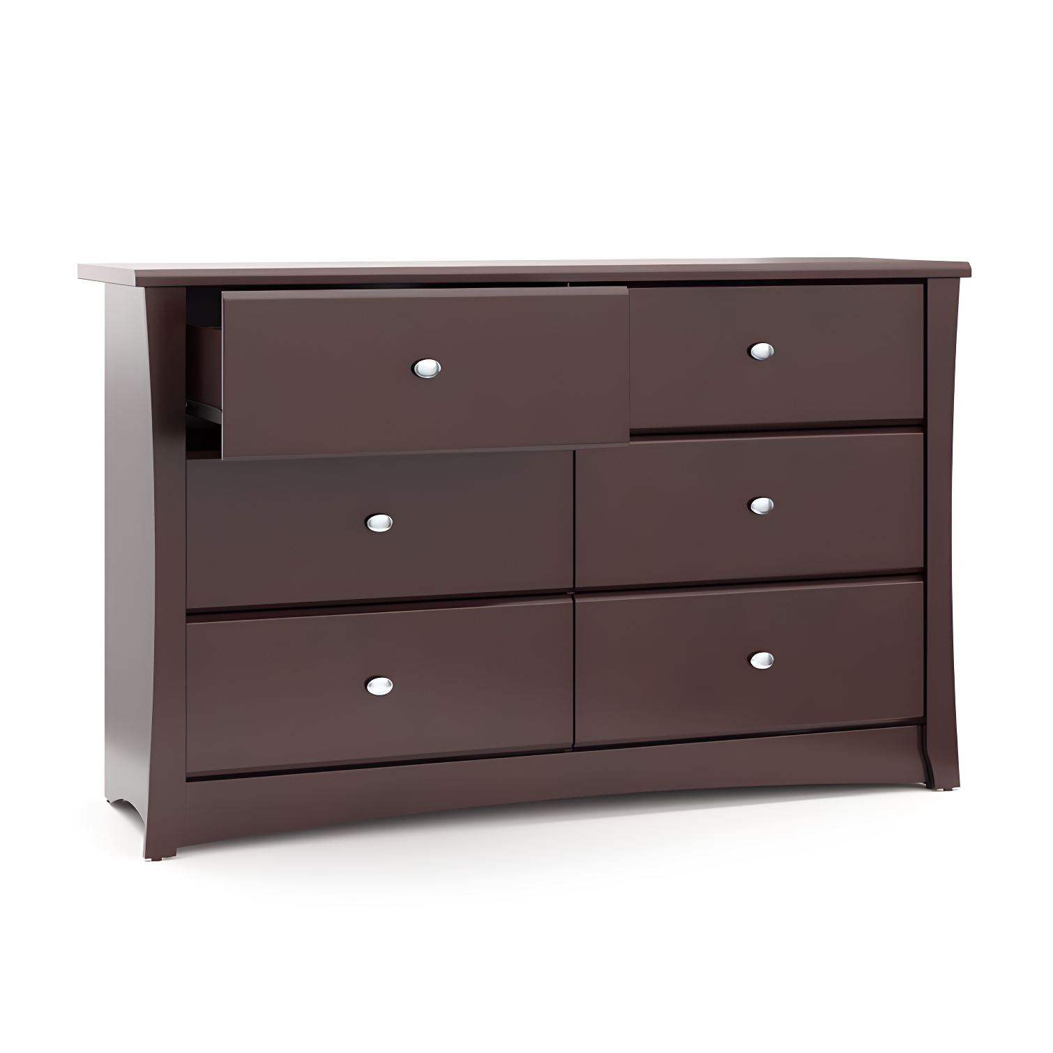 Crescent 6 Drawer Double Dresser