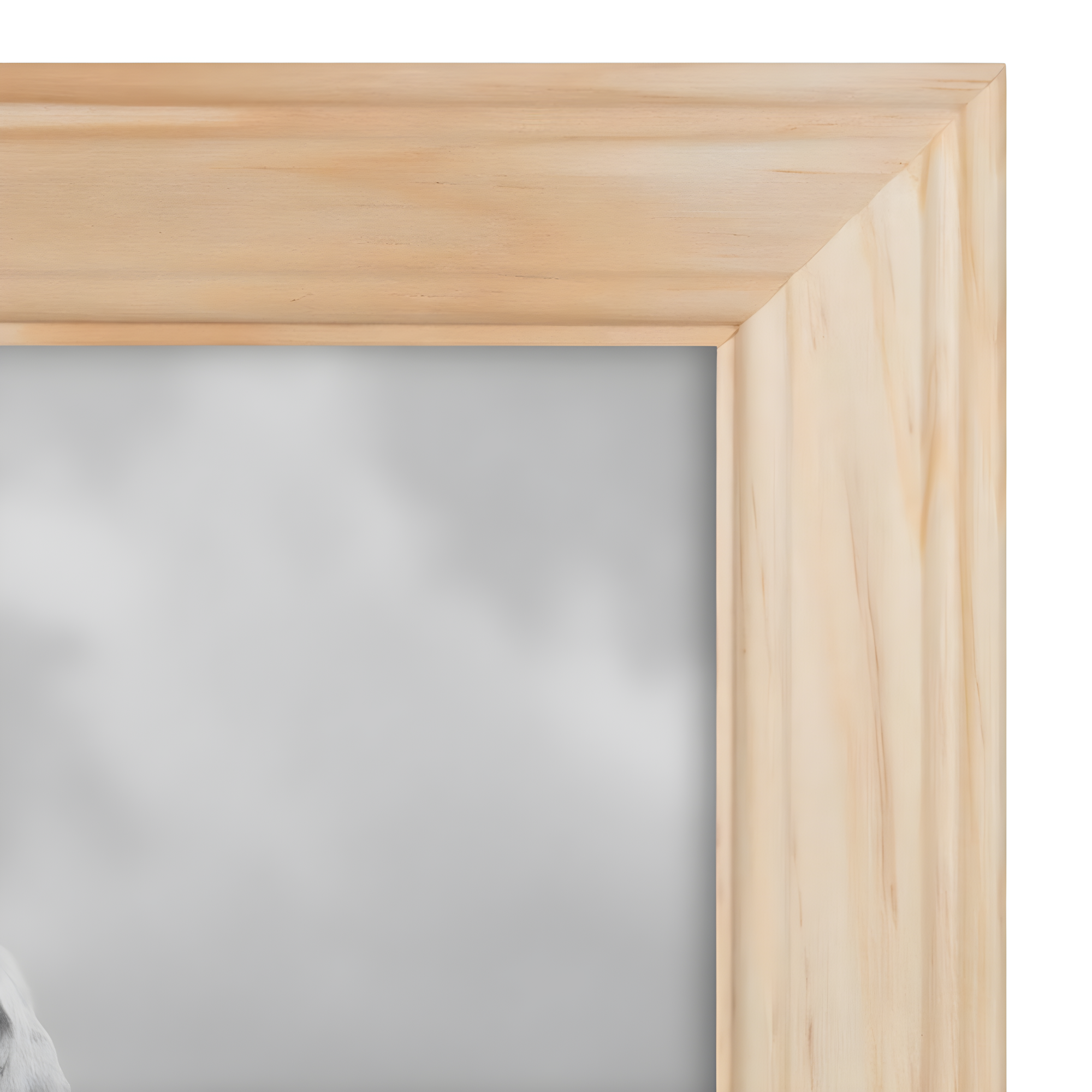 10pc Bordeaux Frame Boxs White/Black/Natural Wood - Kate & Laurel All Things Decor: Wall Display, Multi-Size, Modern Style