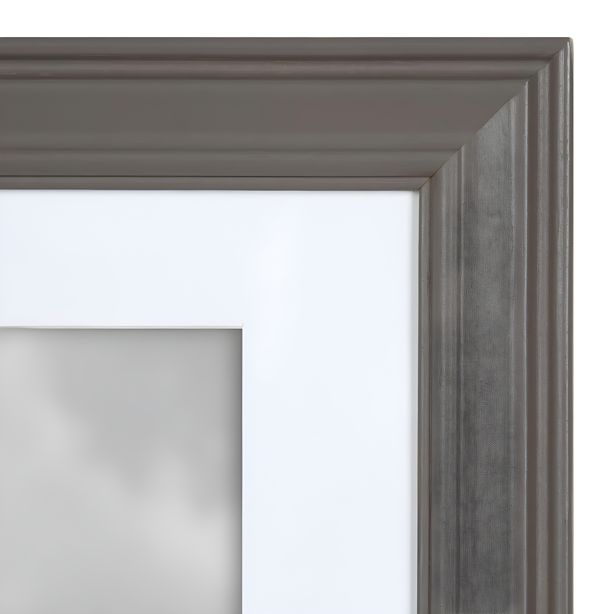 10pc Bordeaux Frame Boxs White/Black/Natural Wood - Kate & Laurel All Things Decor: Wall Display, Multi-Size, Modern Style