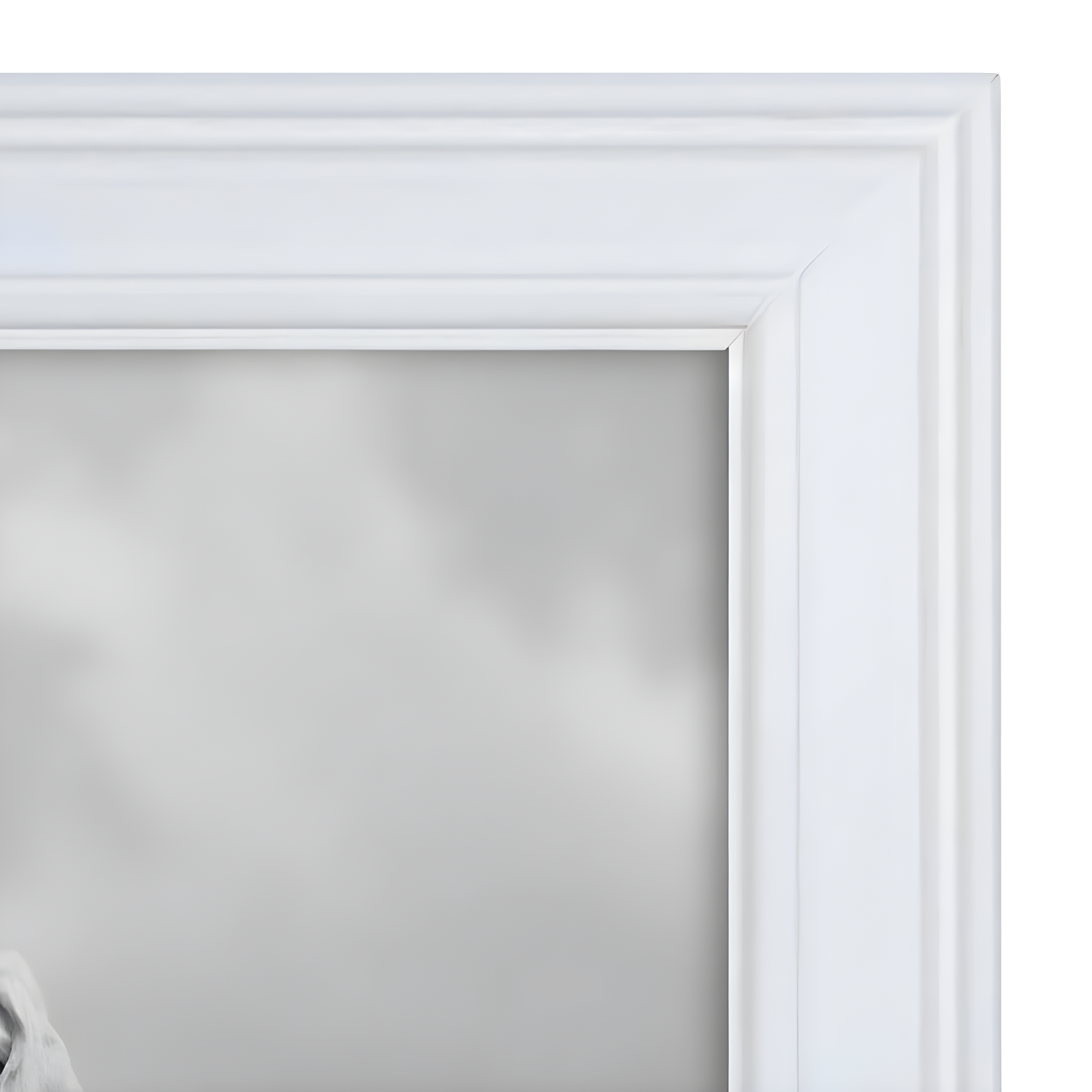 10pc Bordeaux Frame Boxs White/Black/Natural Wood - Kate & Laurel All Things Decor: Wall Display, Multi-Size, Modern Style