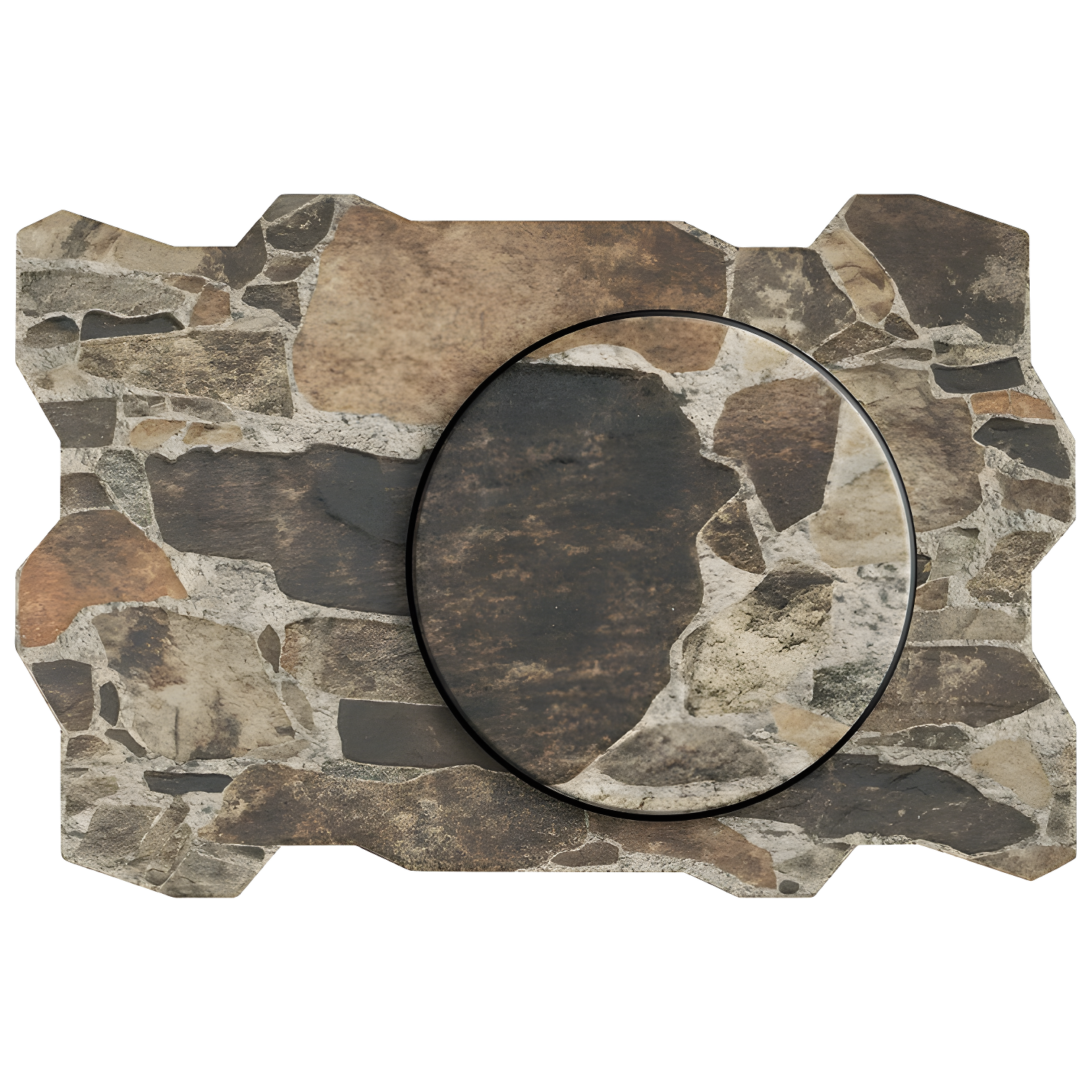Rambla 15" x 23" Porcelain Stone Look Wall & Floor Tile