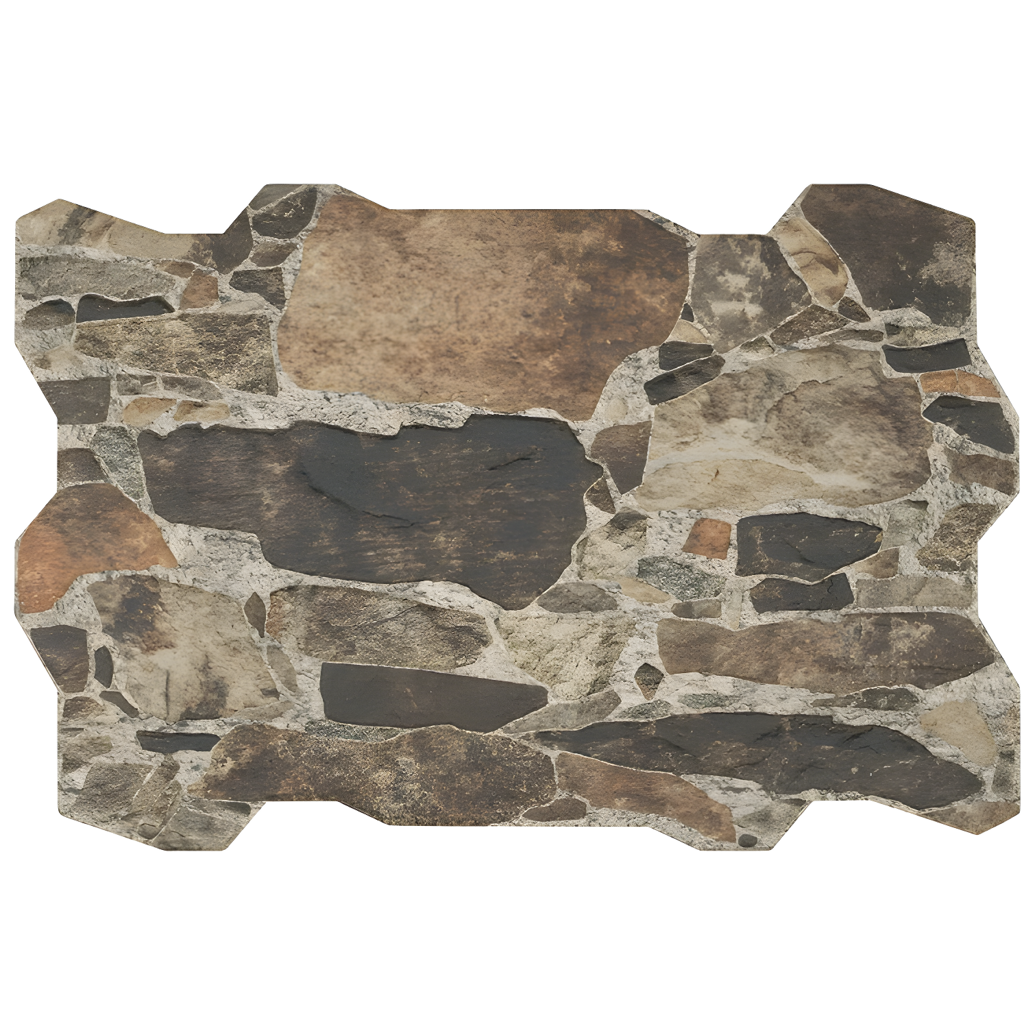 Rambla 15" x 23" Porcelain Stone Look Wall & Floor Tile