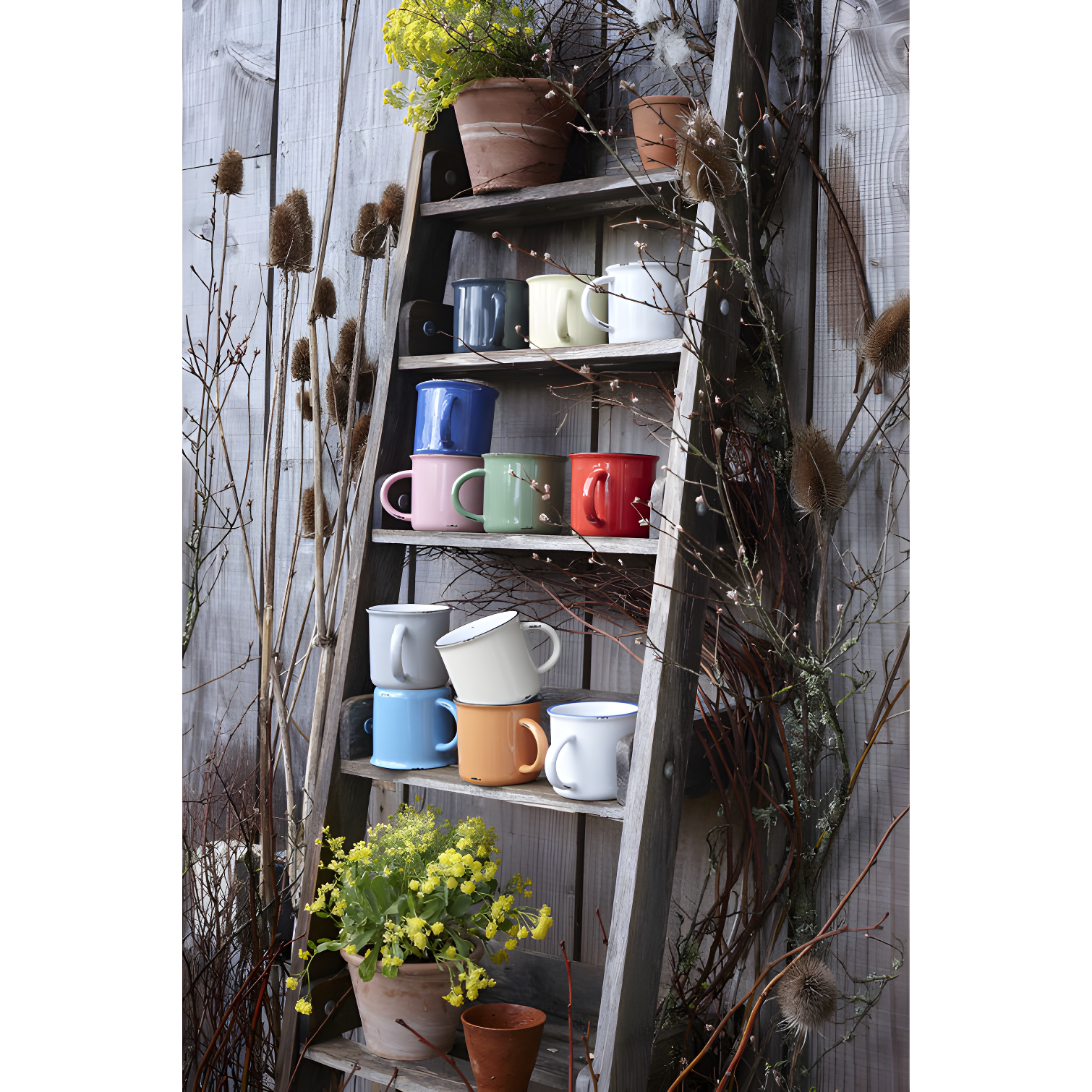 Canvas Home Tinware Stoneware Coffee Mug 16oz (Set of 4)